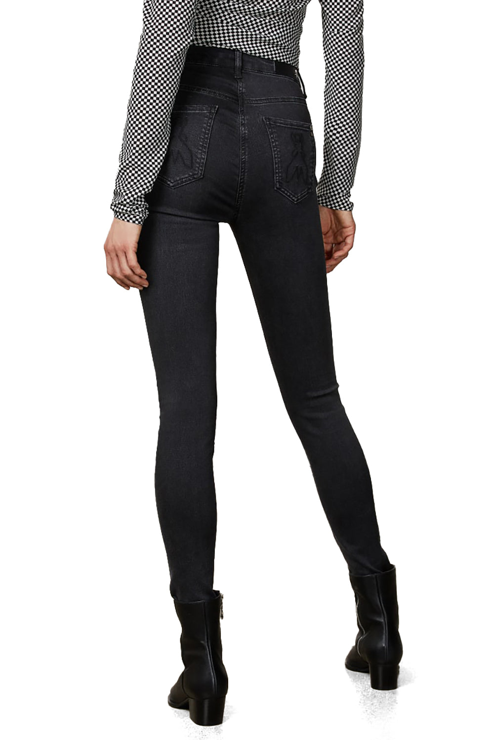  Patrizia Pepe Pantalone Jegging Jeans Deep Black Woman - 3