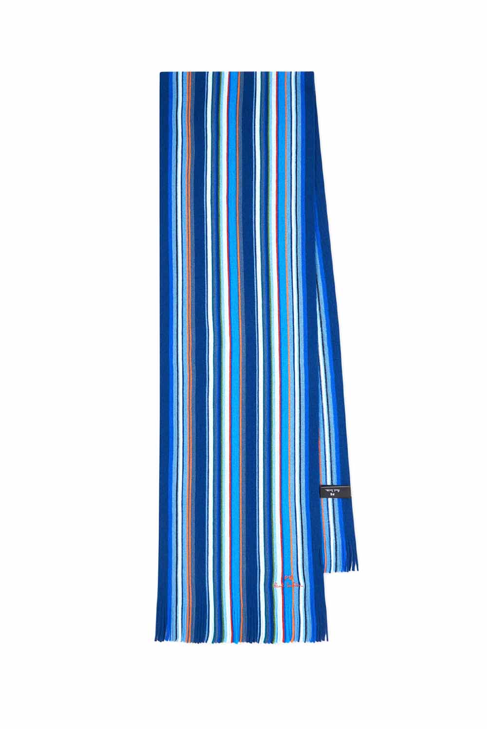  Paul Smith Sciarpa 'multi Colour Stripe' Coblu Uomo - 1