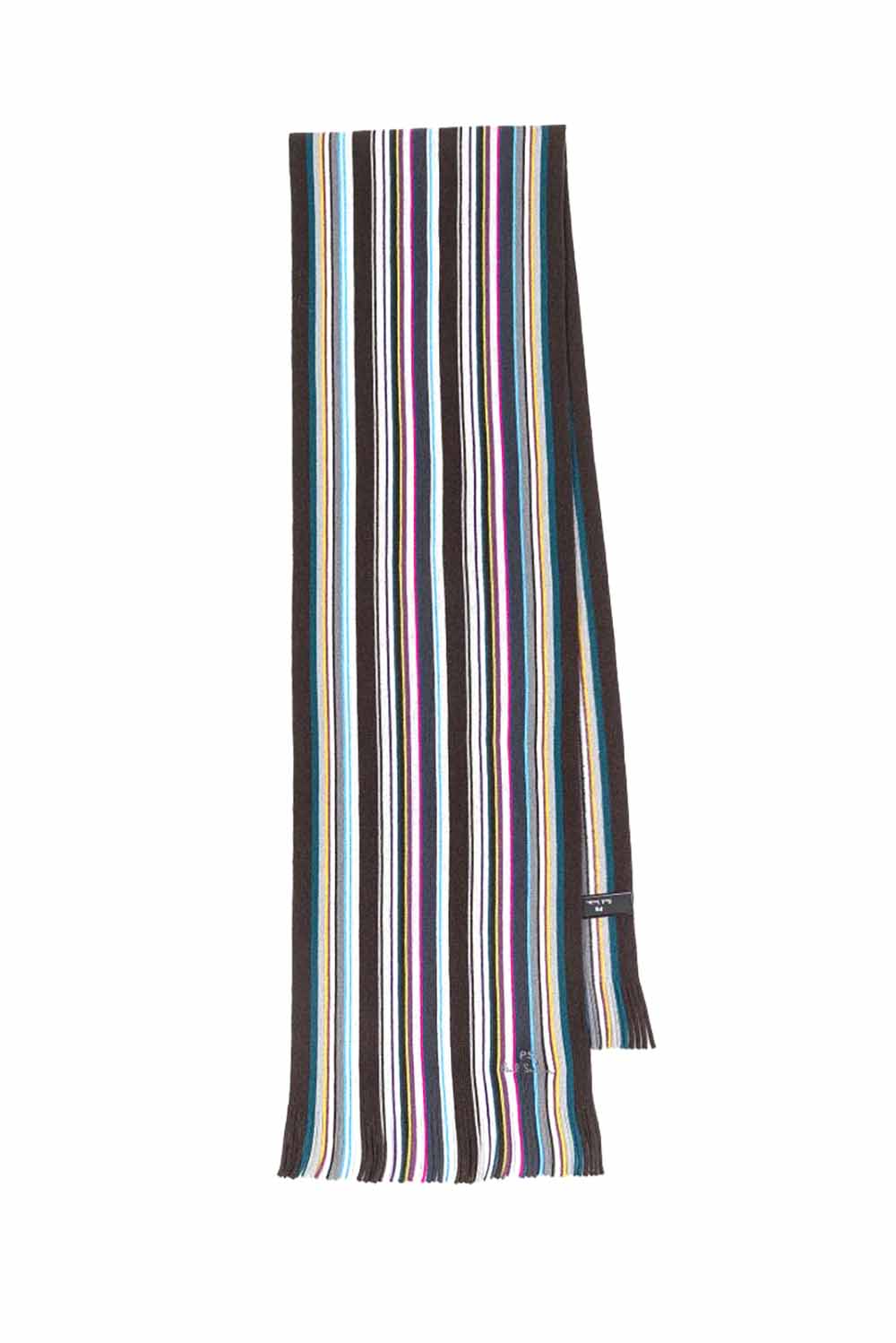  Paul Smith Sciarpa 'multi Colour Stripe' Slate Uomo - 1