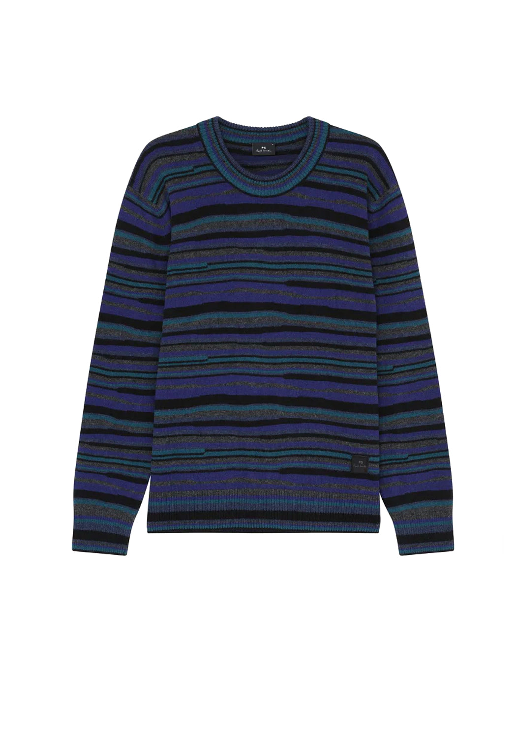  Paul Smith Maglione Multirighe Navy Uomo - 1