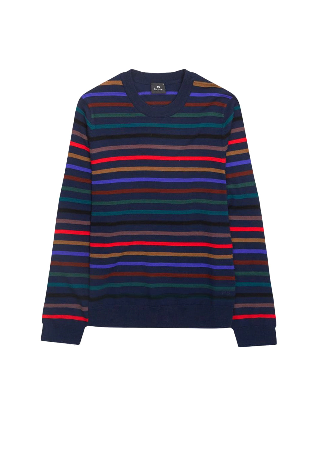  Paul Smith Maglione Multirighe Navy Uomo - 1