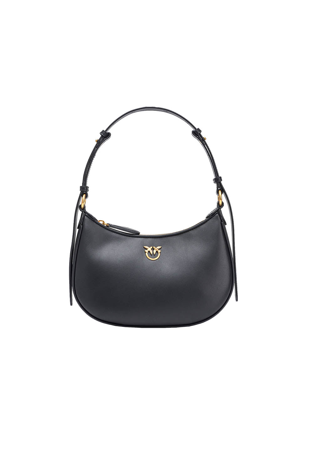  Pinko Mini Half Moon Bag Nero Oro Woman - 1