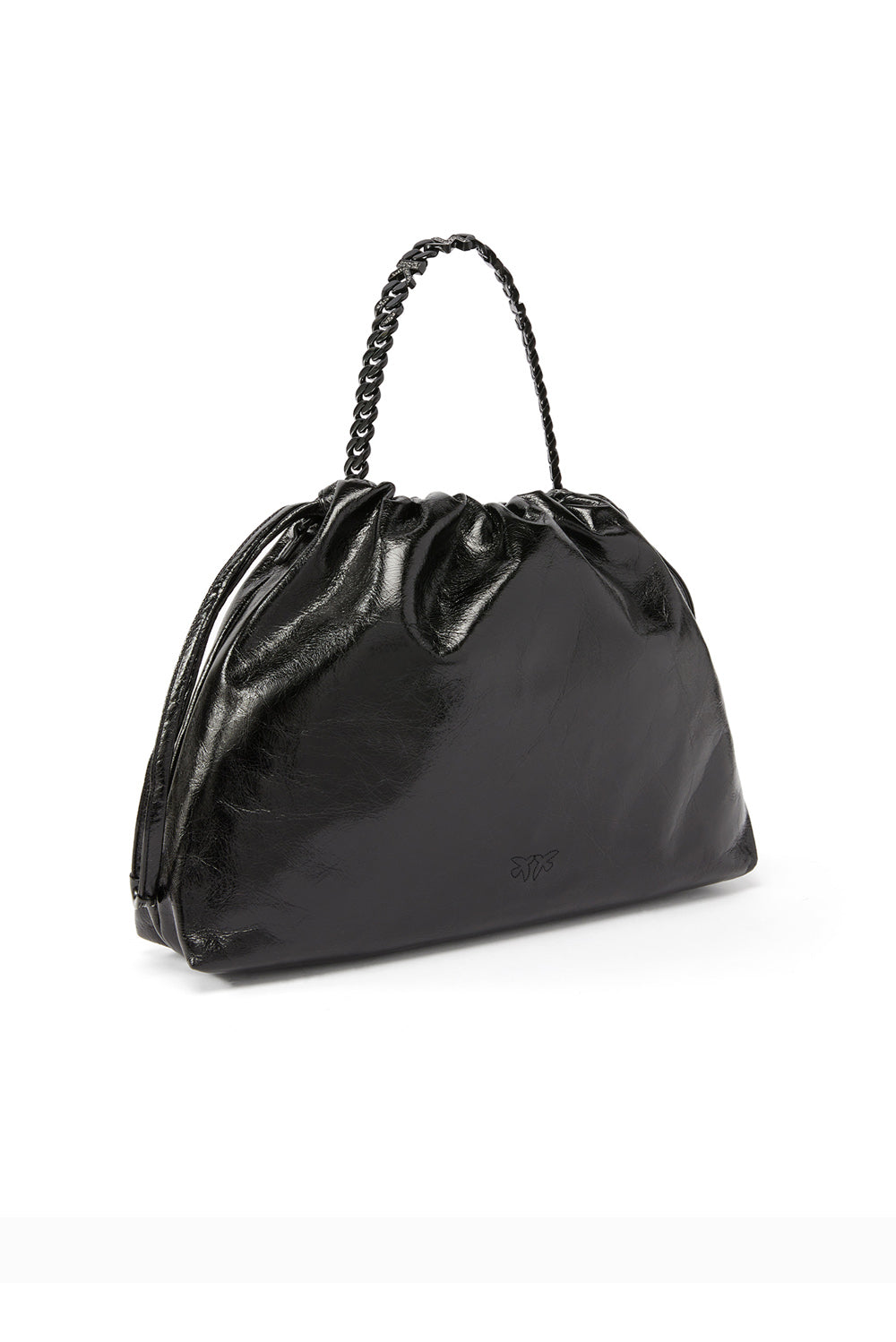  Pinko Chain Handle Bag Nero Woman - 2