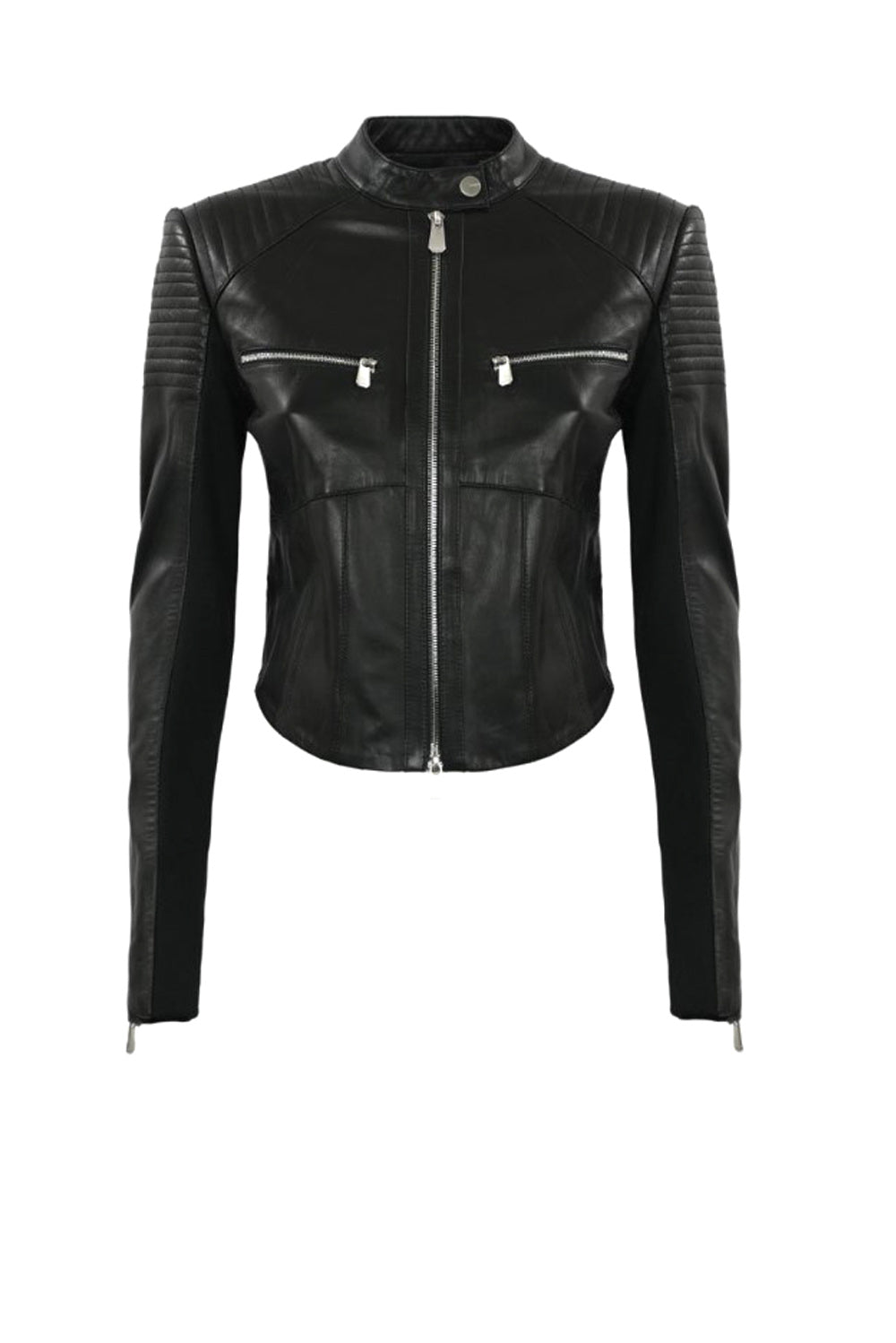  Pinko Giacca Biker Batman Nero Woman - 1