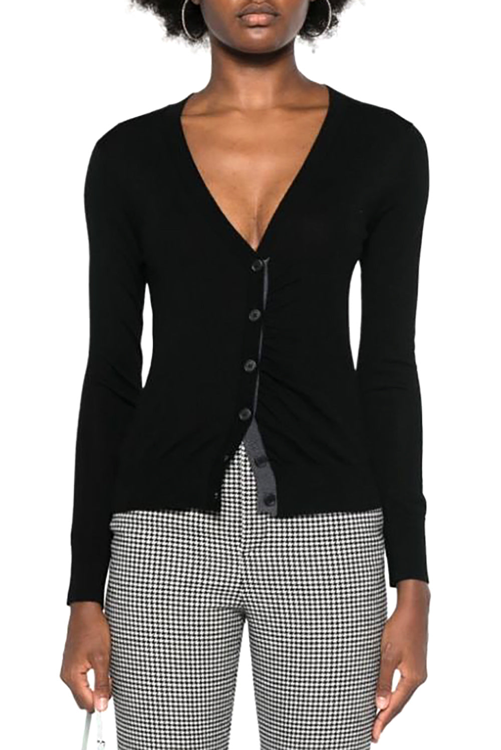  Pinko Cardigan A V Boise Nero Woman - 2