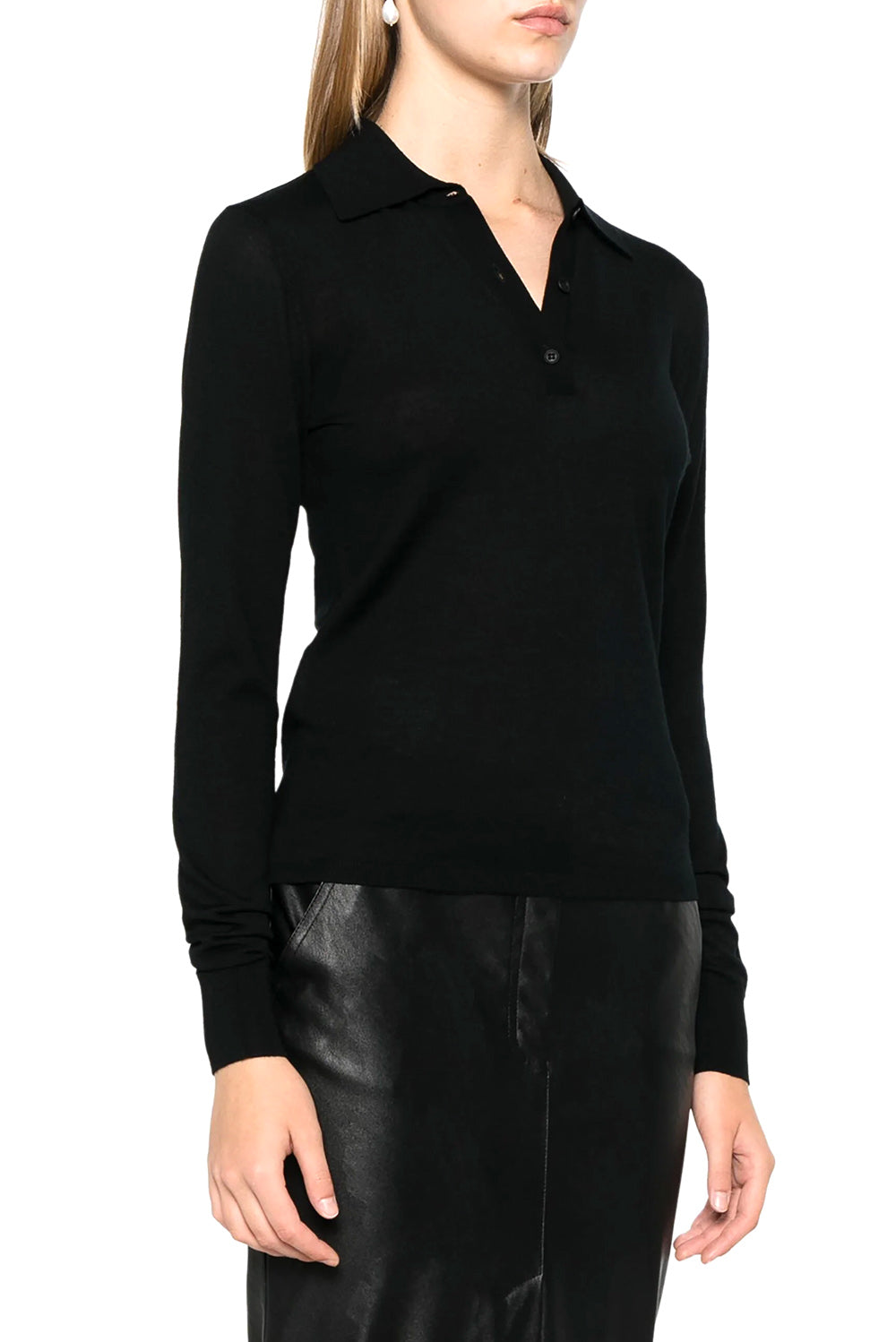  Pinko Polo Liquoroso Nero Woman - 2