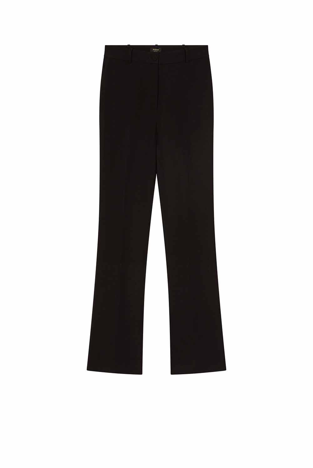  Pinko Pantaloni Svasati In Cady Nero Woman - 1