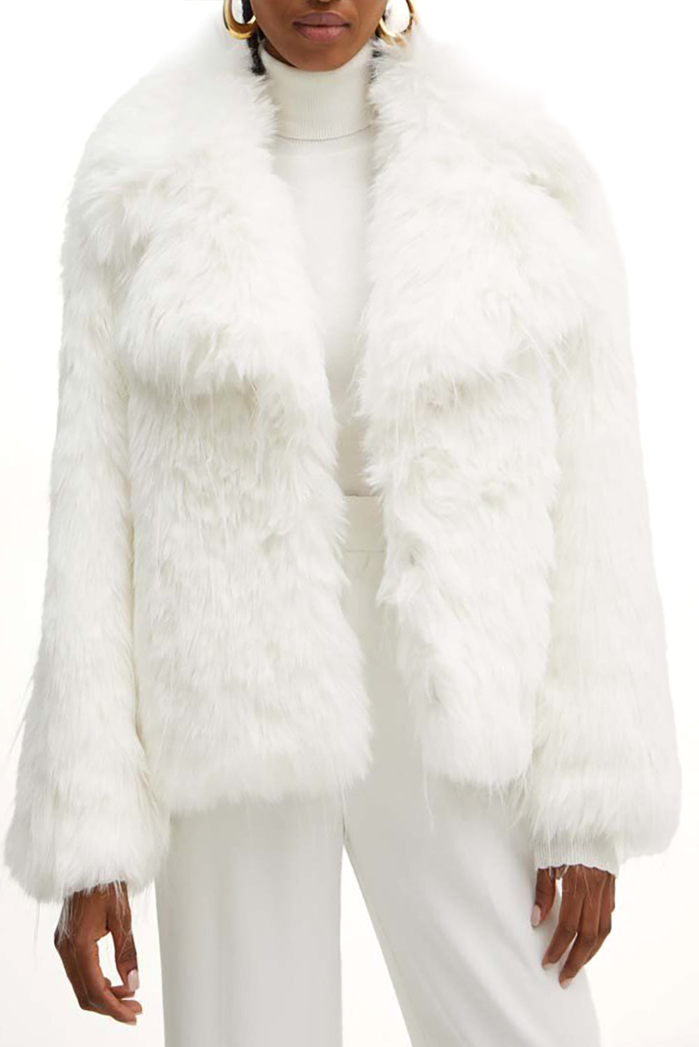  Pinko Giacca Eco-fur Novaro Bianco Woman - 2