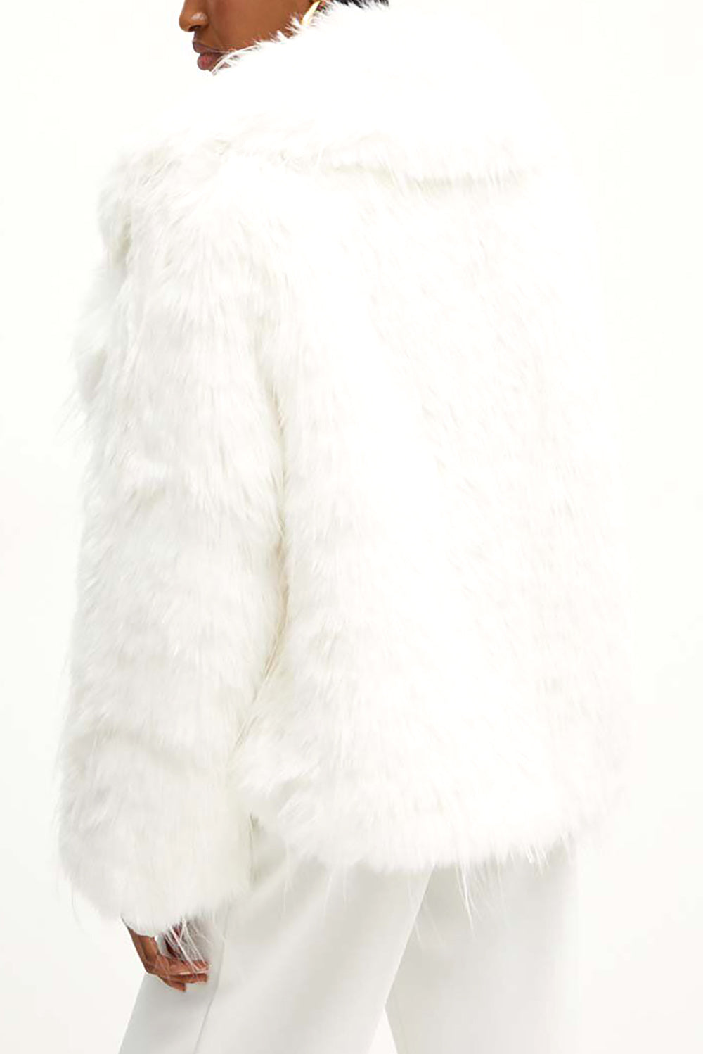  Pinko Giacca Eco-fur Novaro Bianco Woman - 3