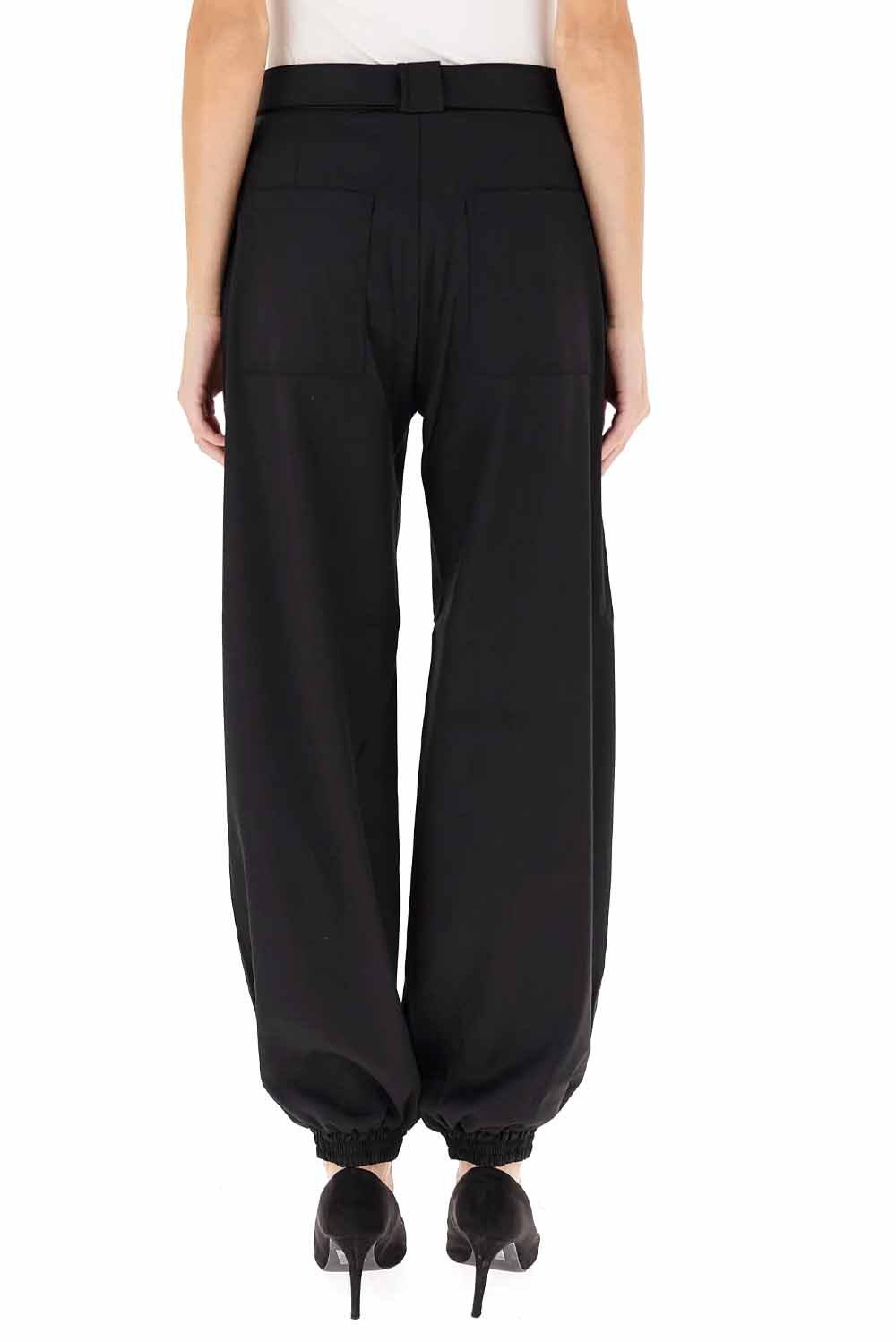  Pinko Pantaloni Utility Nero Woman - 3