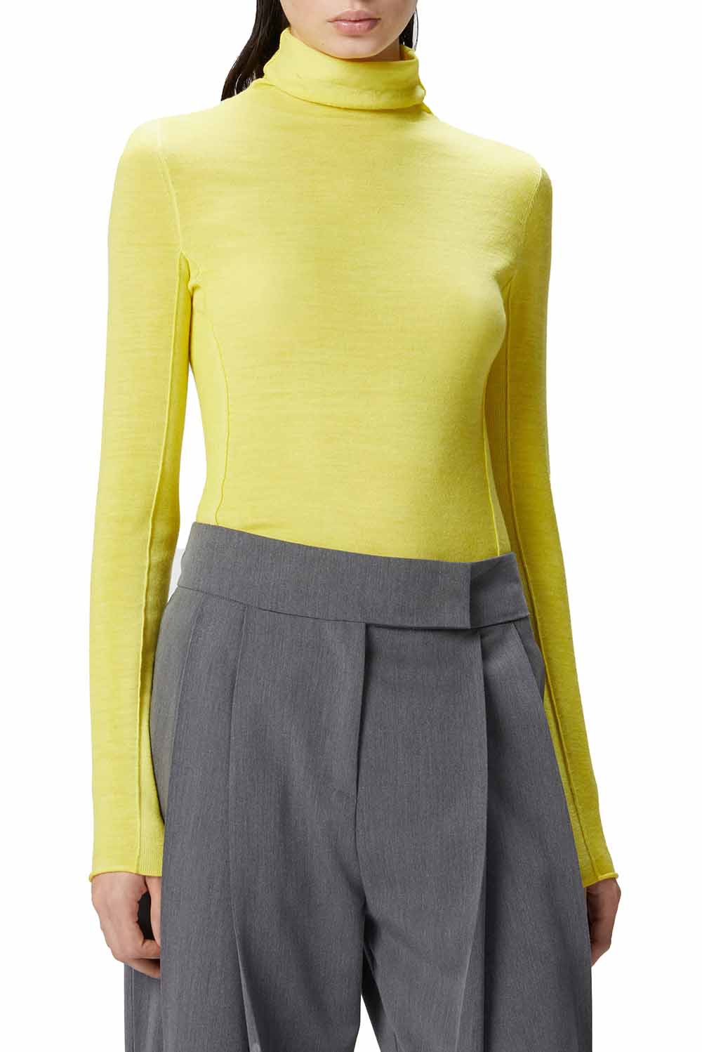  Pinko Maglia Dolcevita Giallo Woman - 2