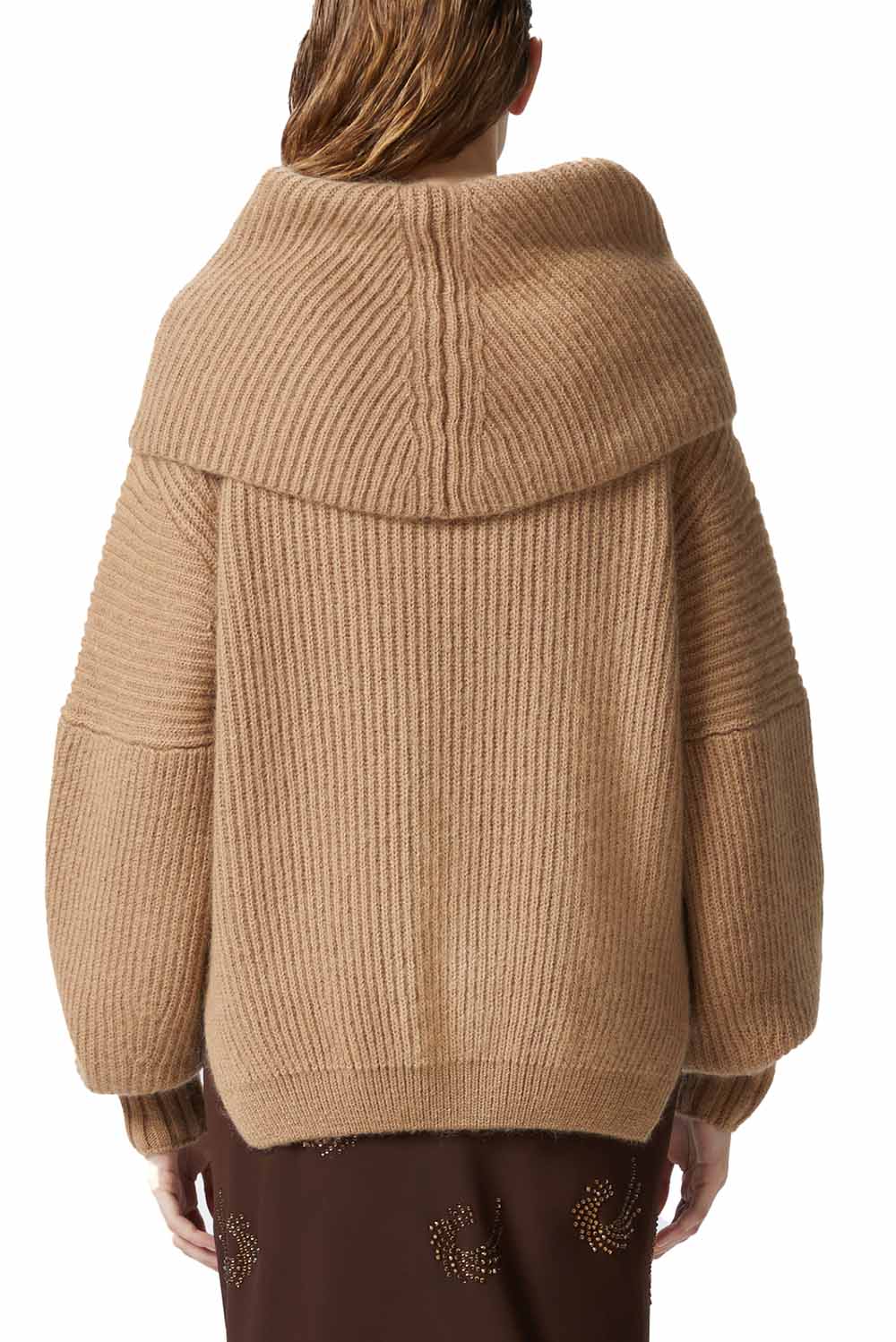  Pinko Pullover A Coste Beige Woman - 3