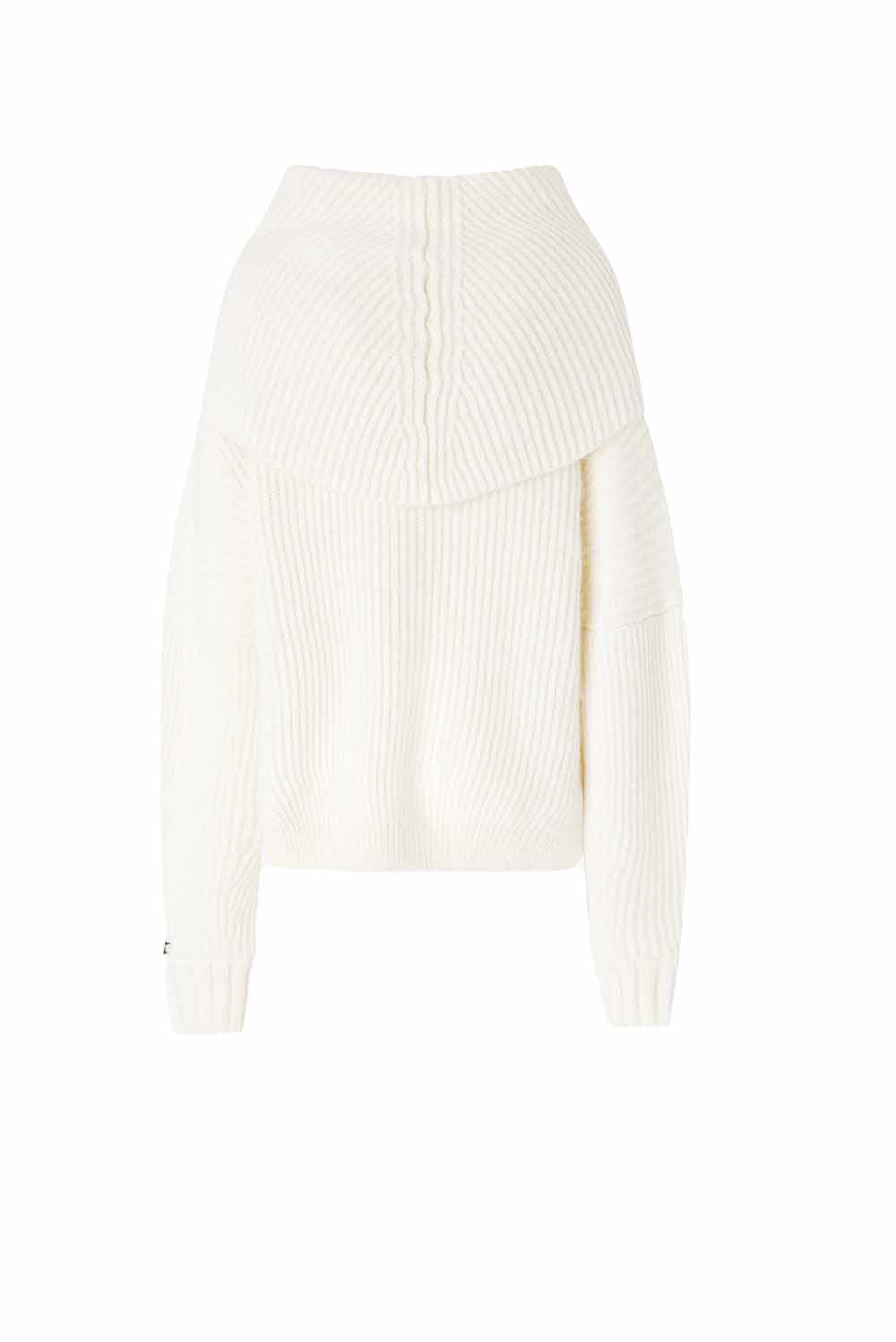  Pinko Pullover A Coste Bianco Woman - 1