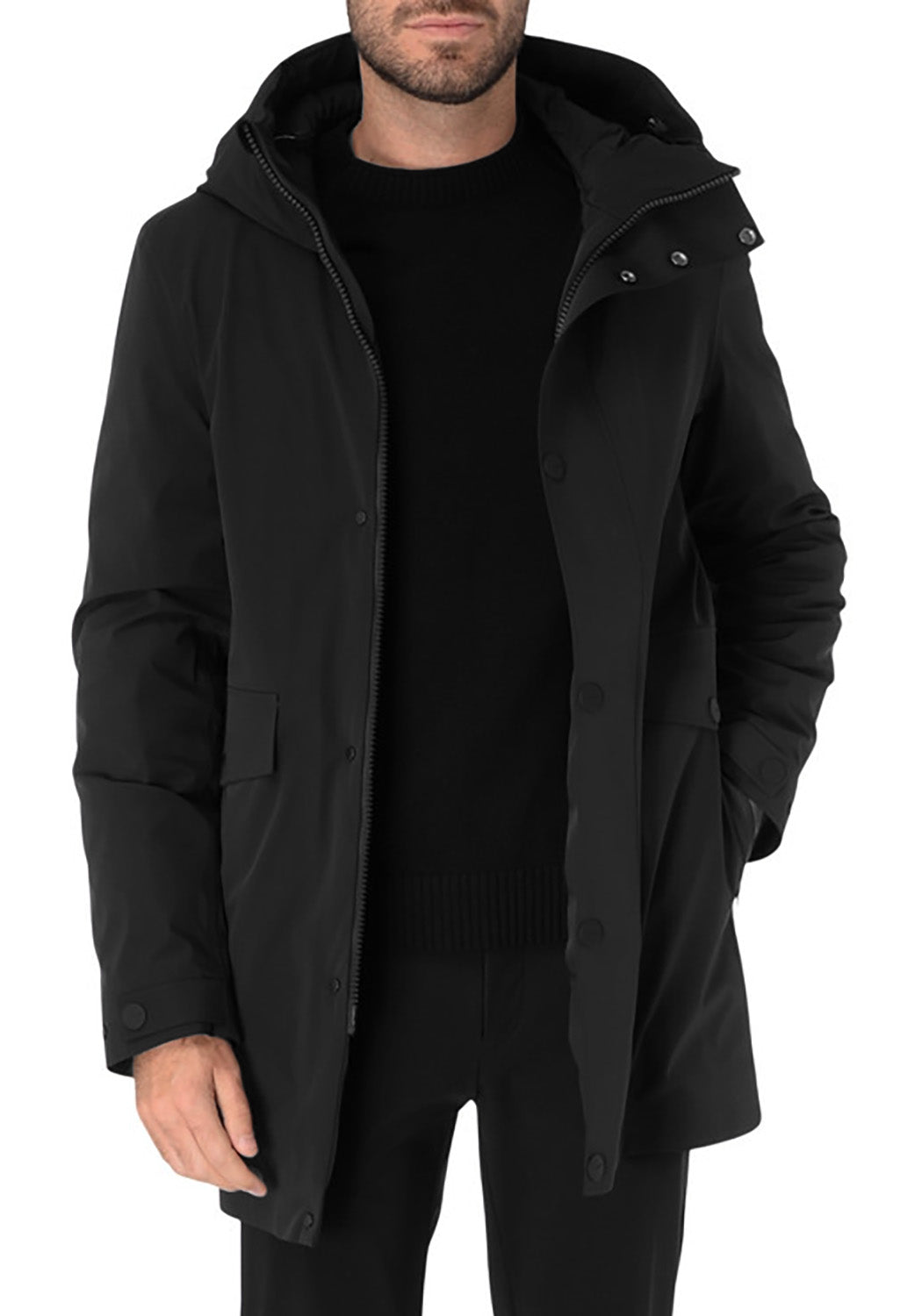  Rrd Egg Floating Parka Nero Uomo - 2