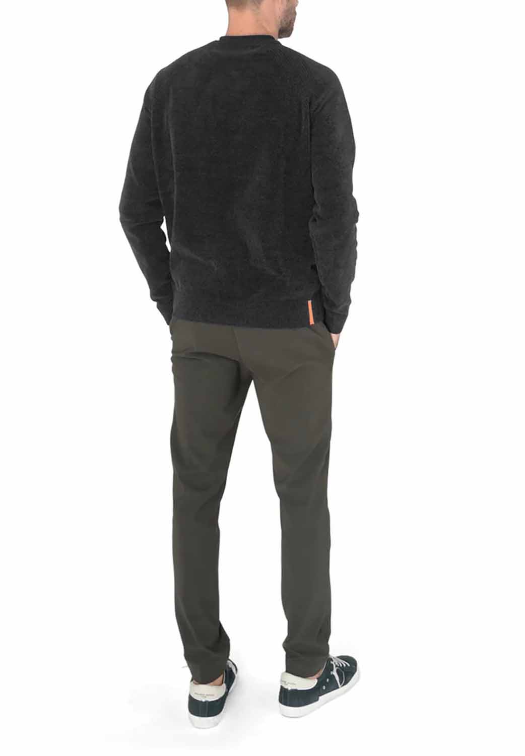  Rrd Velvet Round Knit Piombo Uomo - 3