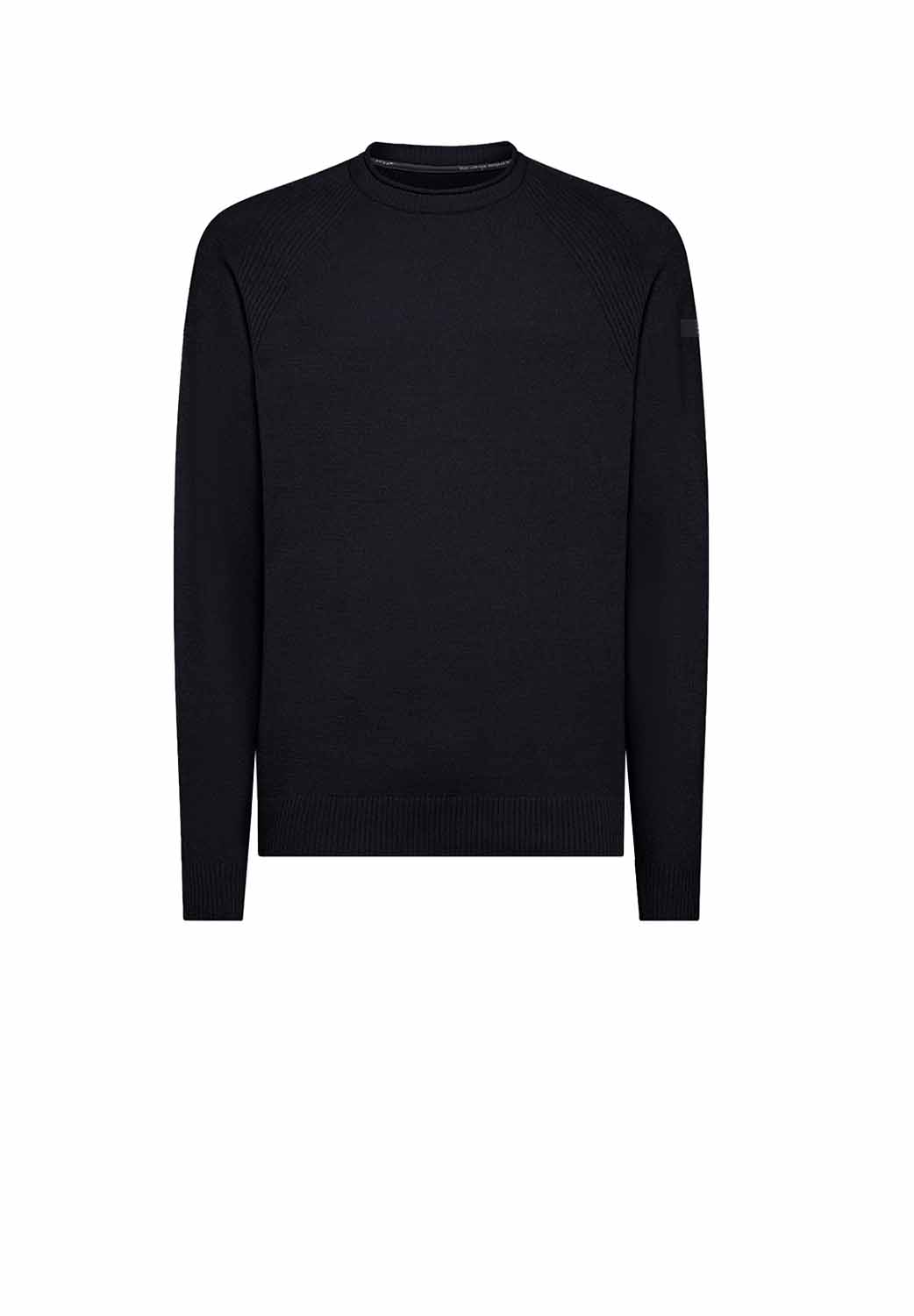  Rrd Velvet Round Knit Blue Black Uomo - 1