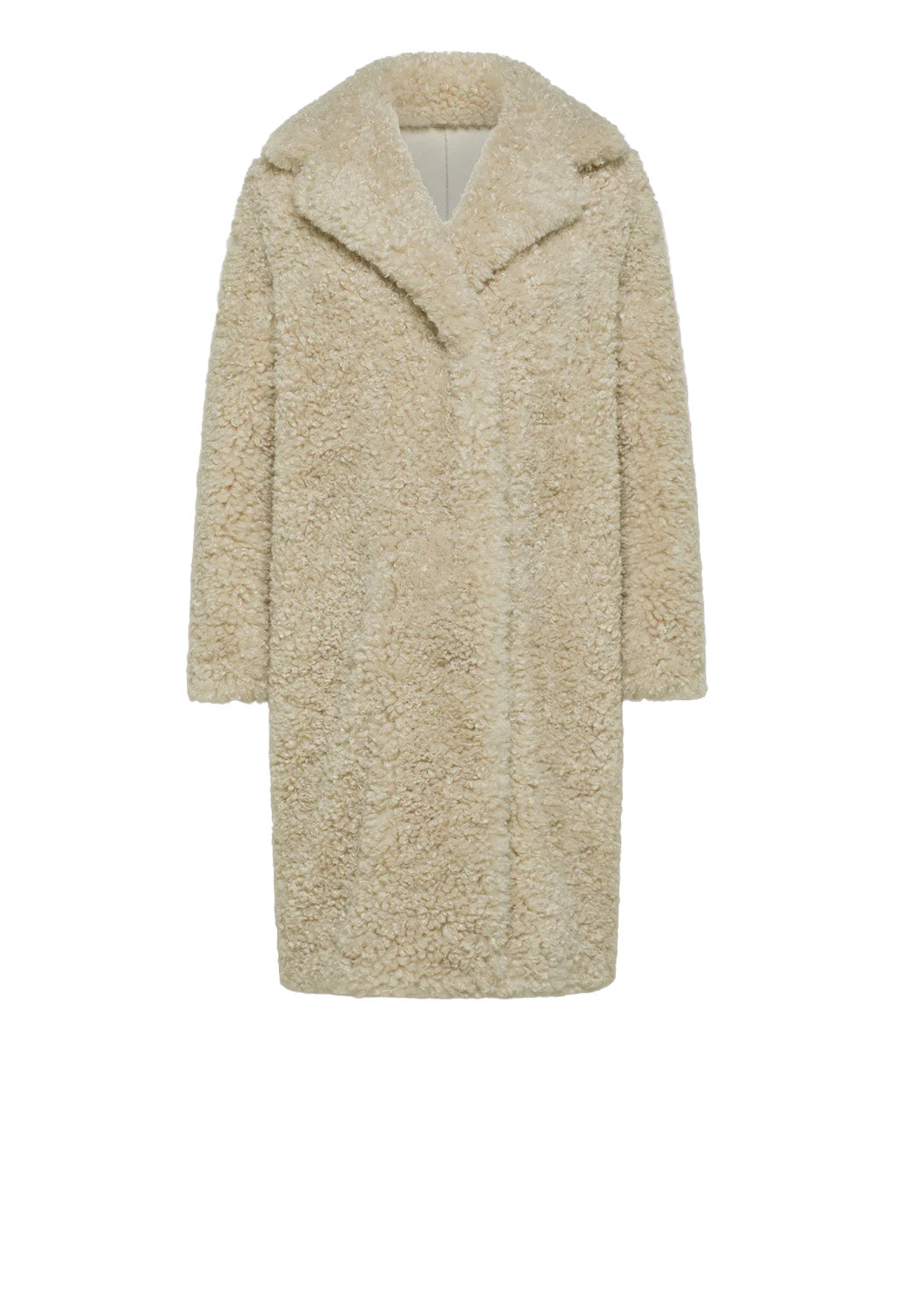  Rrd Lamb Coat Wom Giallo Macaro Woman - 1