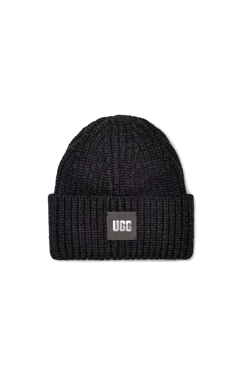  Ugg Chunky Rib Beanie Black Woman - 1