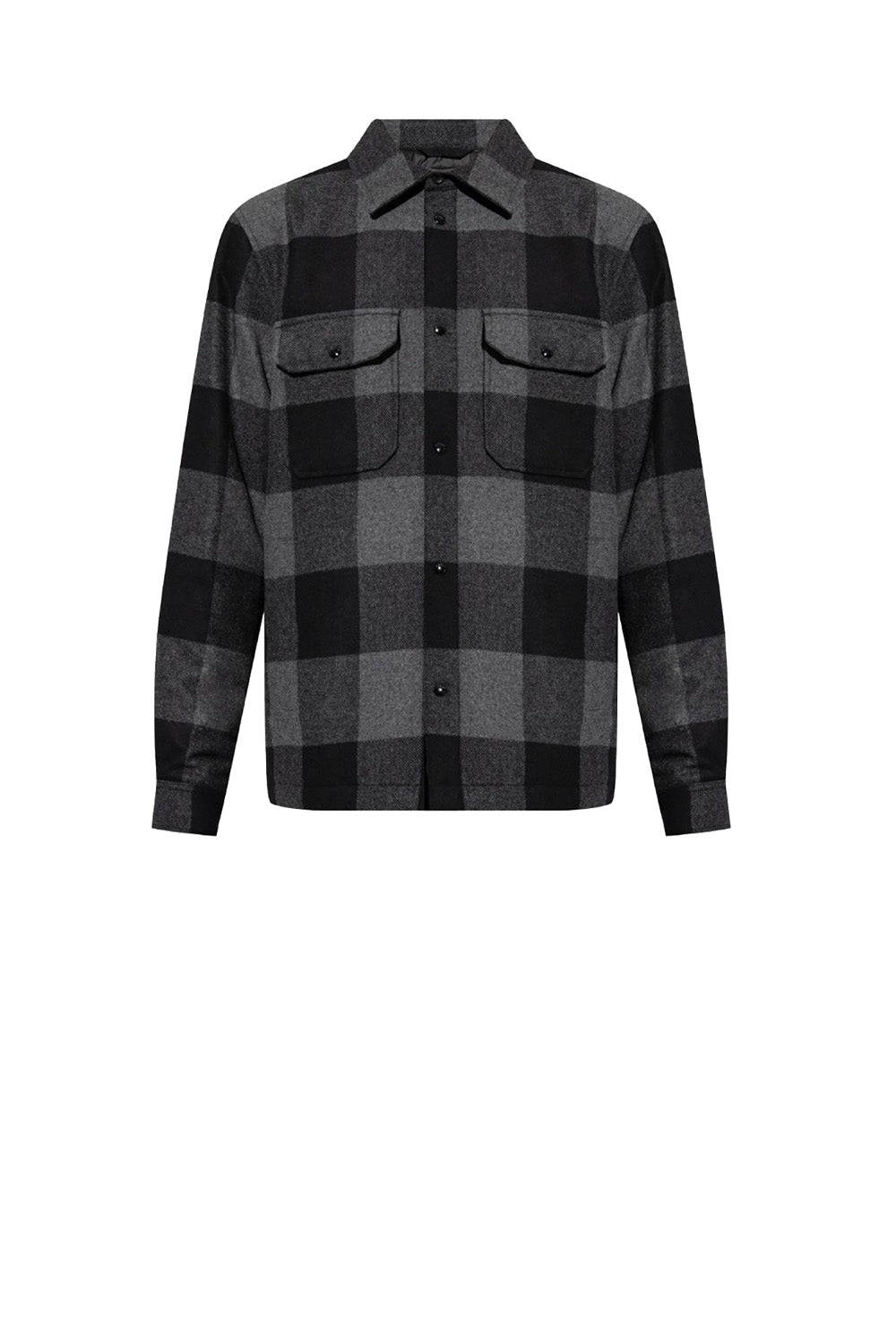  Woolrich Giacca A Camicia Buffalo Charcoal Uomo - 1