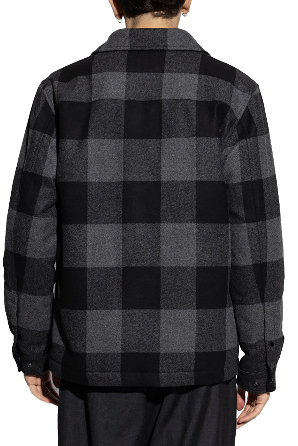  Woolrich Giacca A Camicia Buffalo Charcoal Uomo - 3