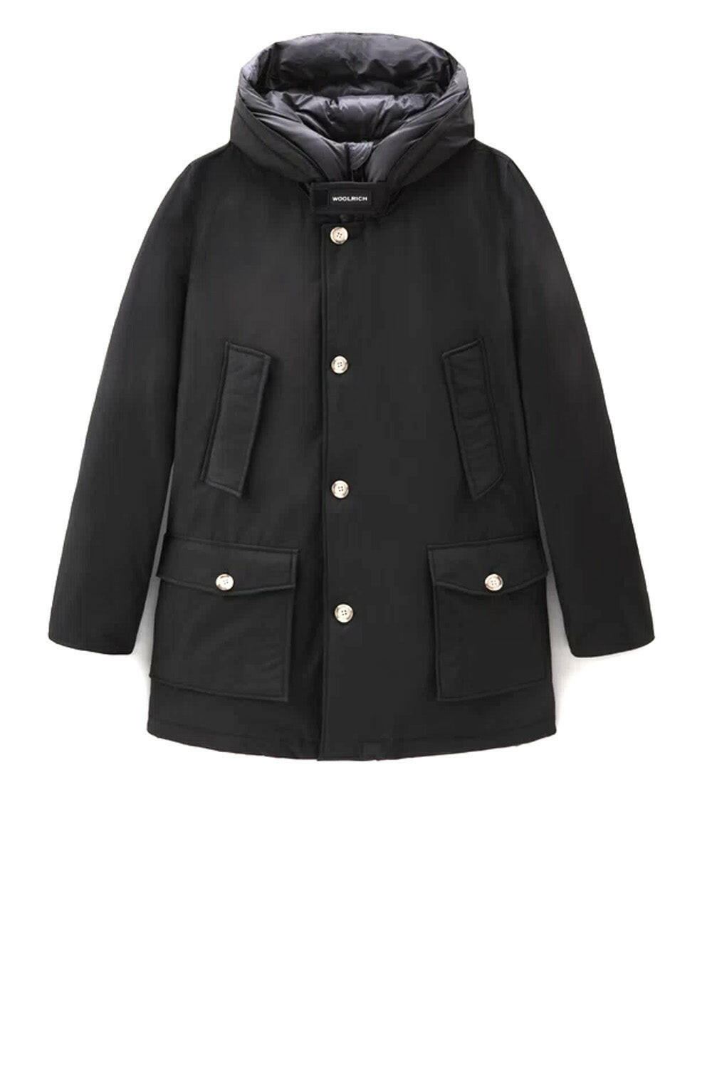  Woolrich Arctic Parka In Ramar Black Uomo - 1