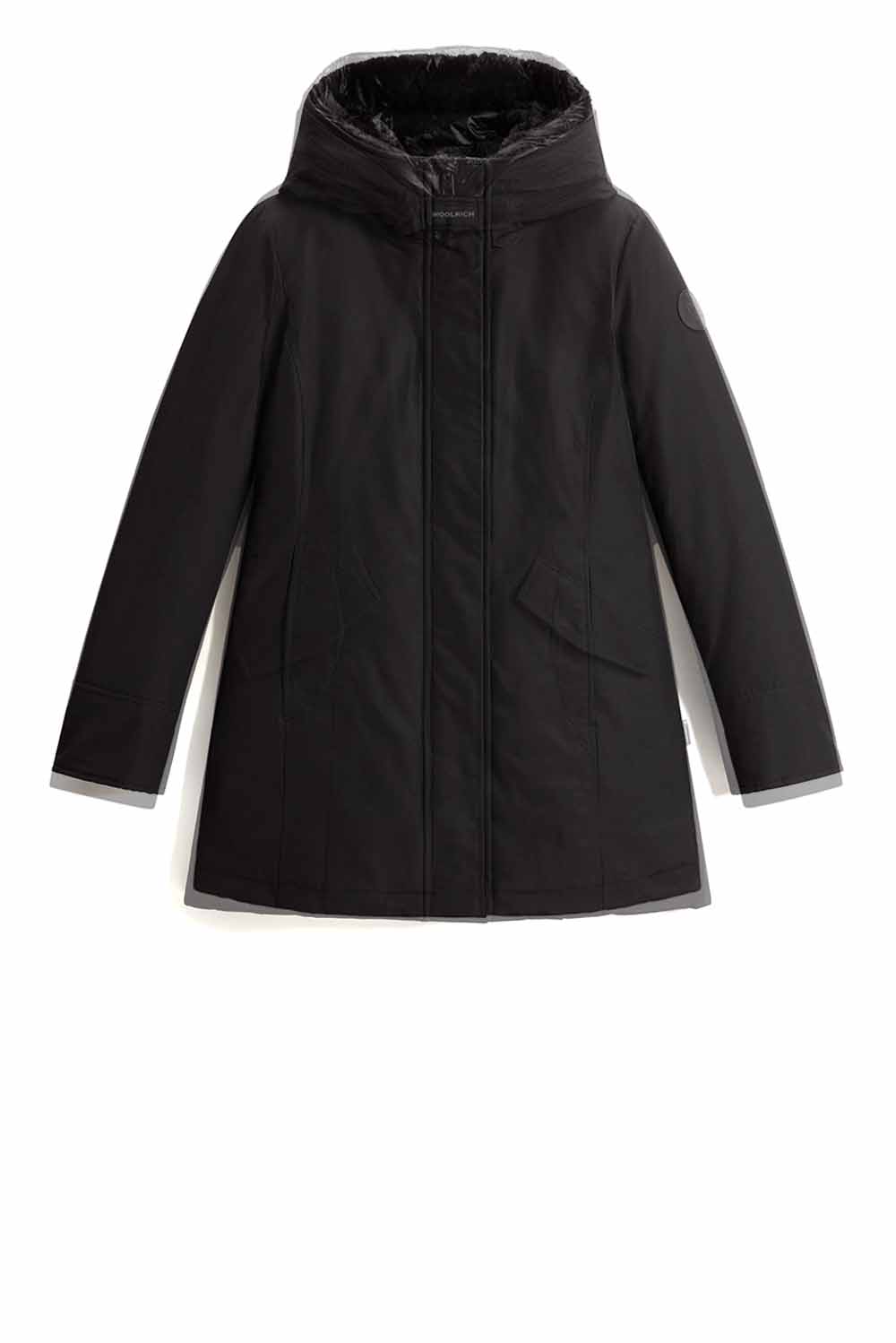  Woolrich Boulder Faux Parka Black Woman - 1