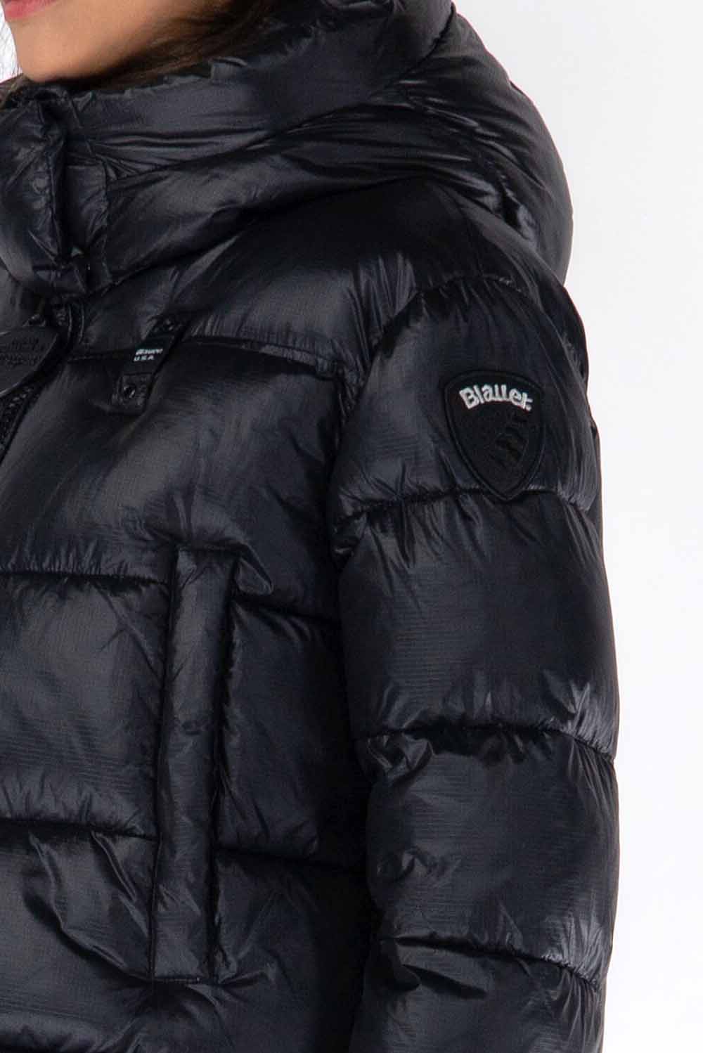  Blauer Giubbetto Micro Rip Gloria Nero Woman - 2