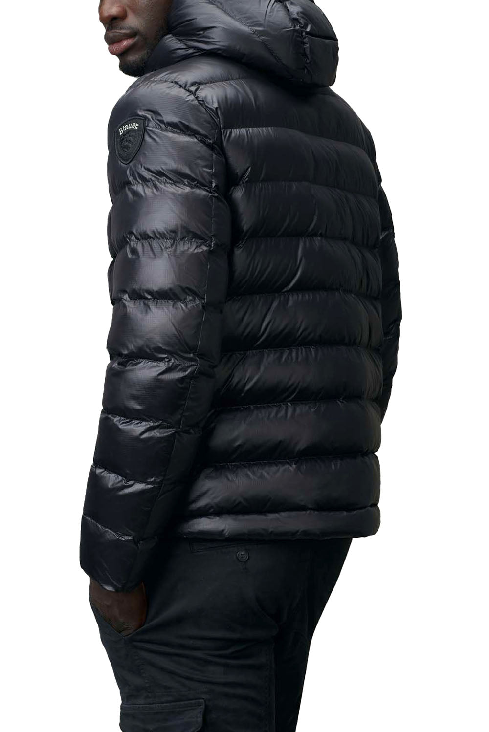  Blauer Piumino Adams Nero Uomo - 3