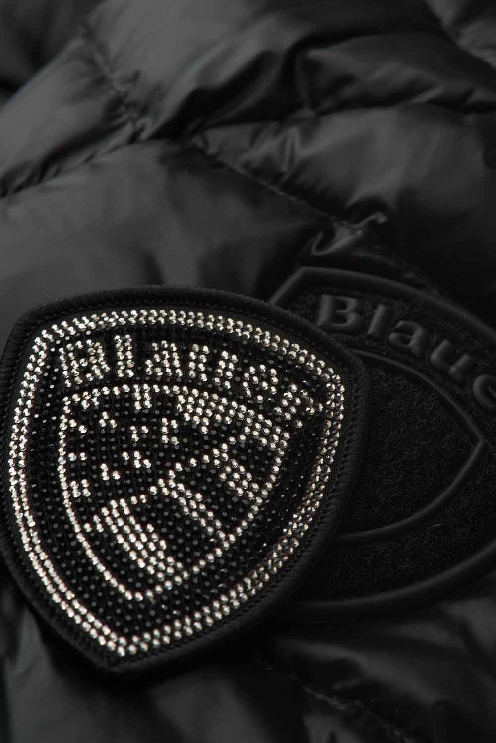  Blauer Piumino Trapuntato Colore Nero Woman - 3