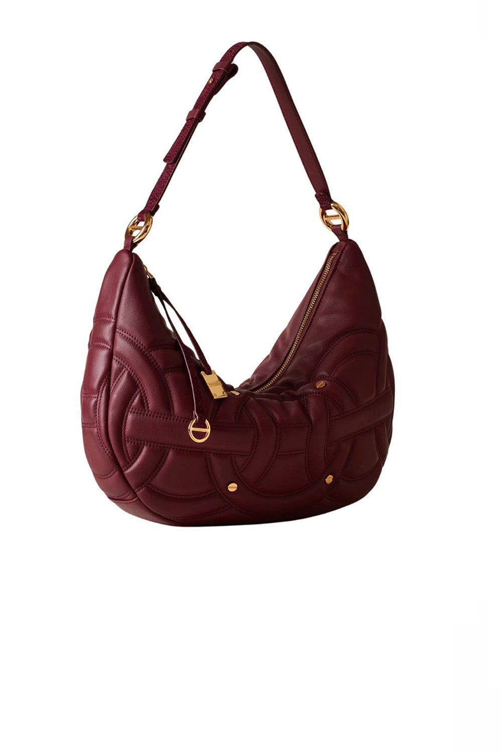  Borbonese Borsa Hobo Medium Merlot Woman - 2