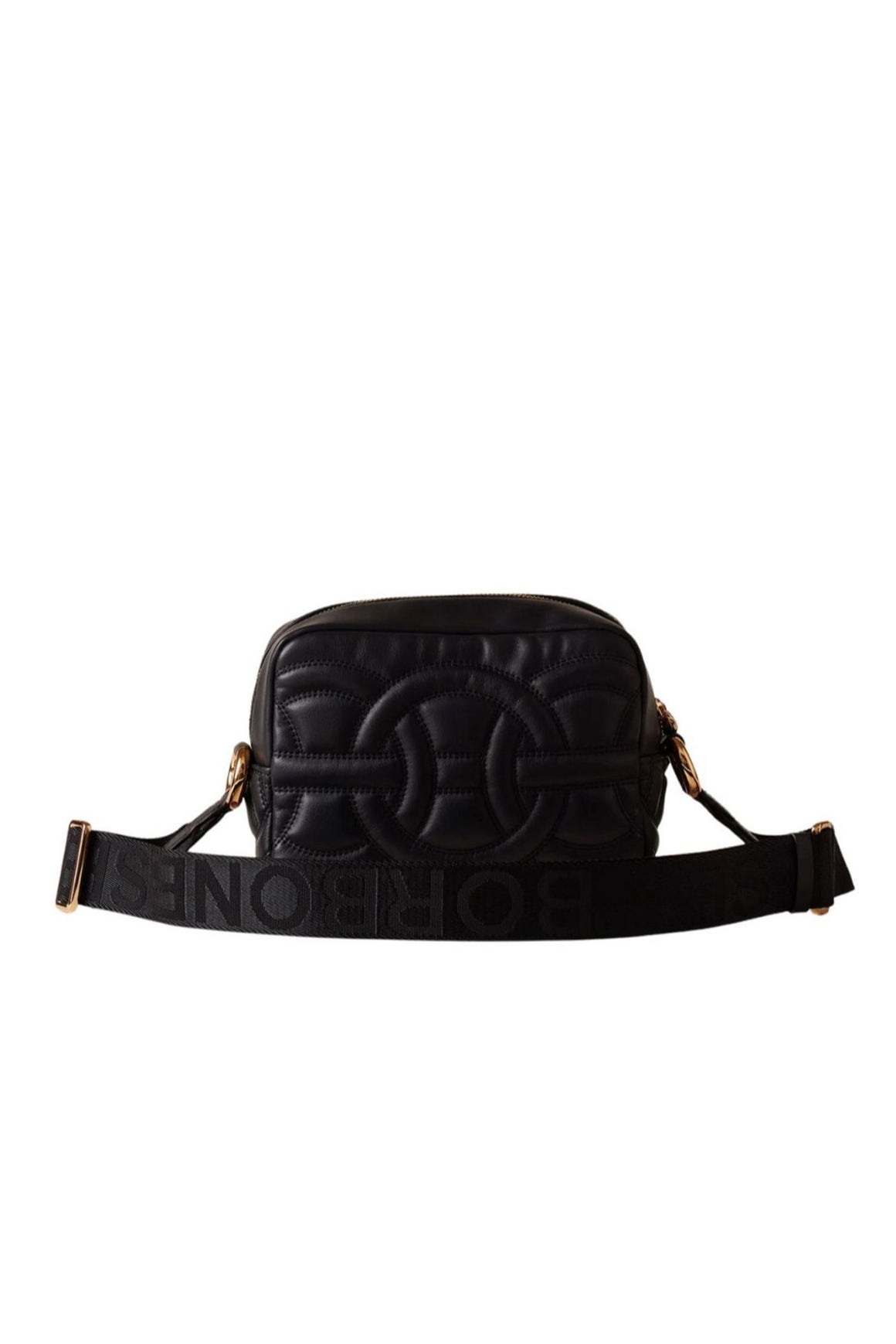  Borbonese Rondò Borsa Camera Case Small Nero Op Natural Woman - 3