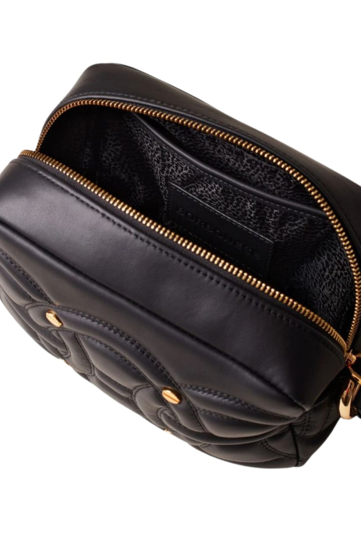  Borbonese Rondò Borsa Camera Case Small Nero Op Natural Woman - 4