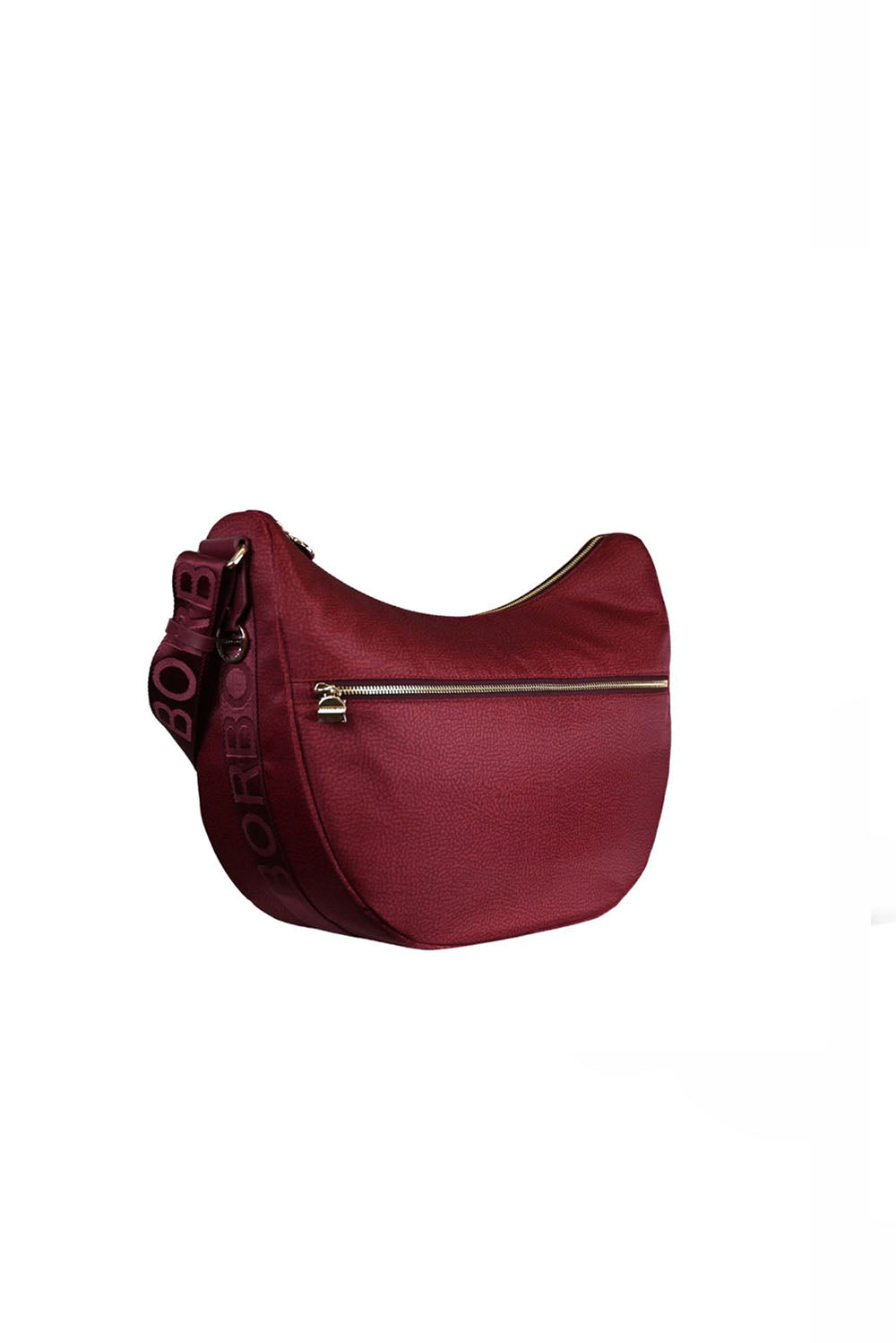  Borbonese Luna Bag Small Merlot Woman - 2