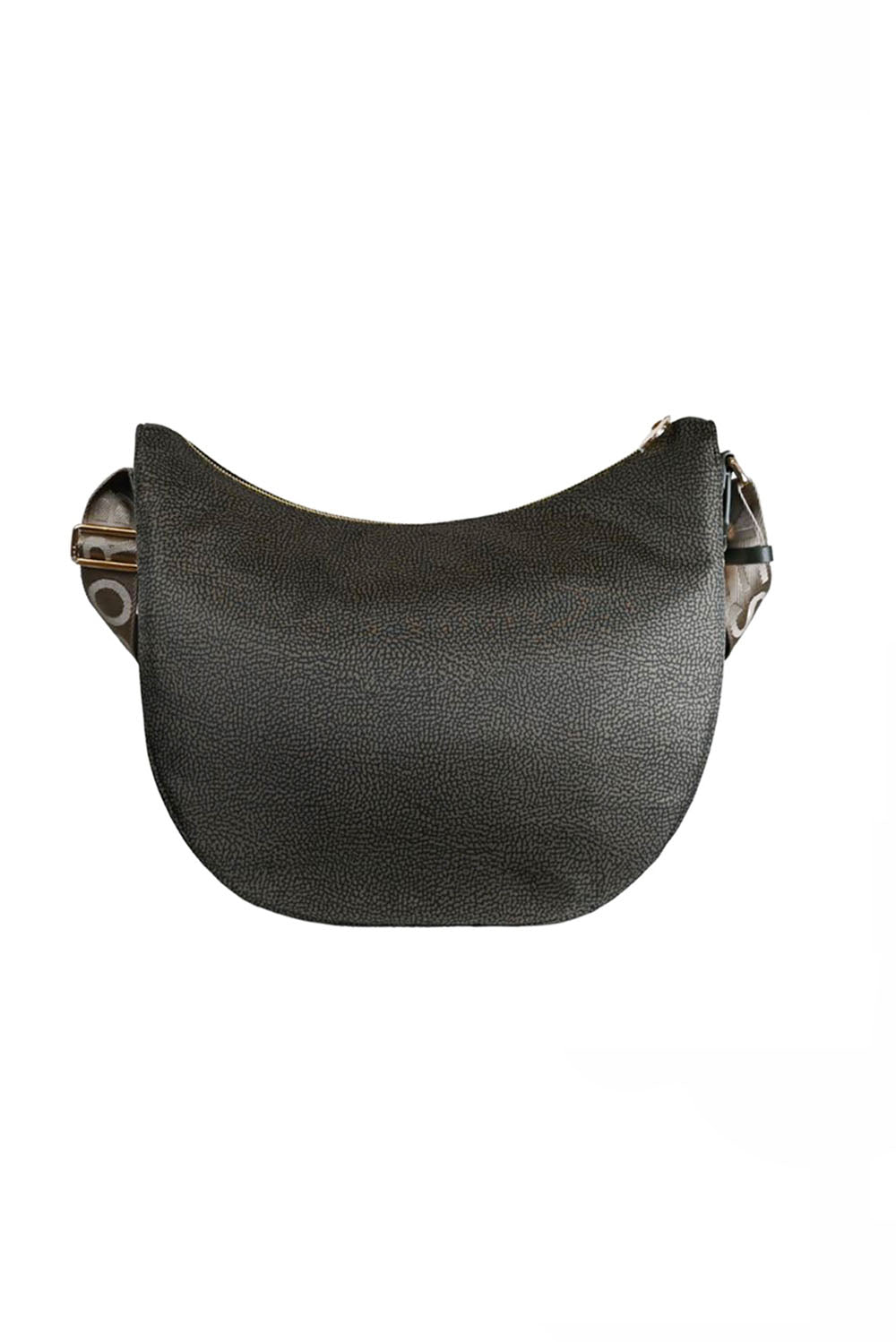  Borbonese Luna Bag Middle Alloro Woman - 3