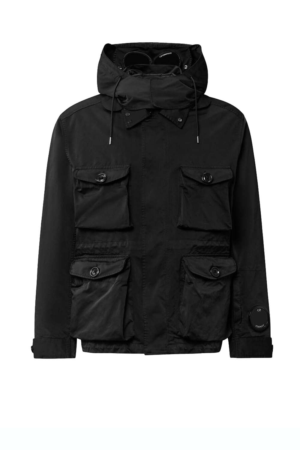  Cp Company Micro Kei Mille Jacket Black Uomo - 1