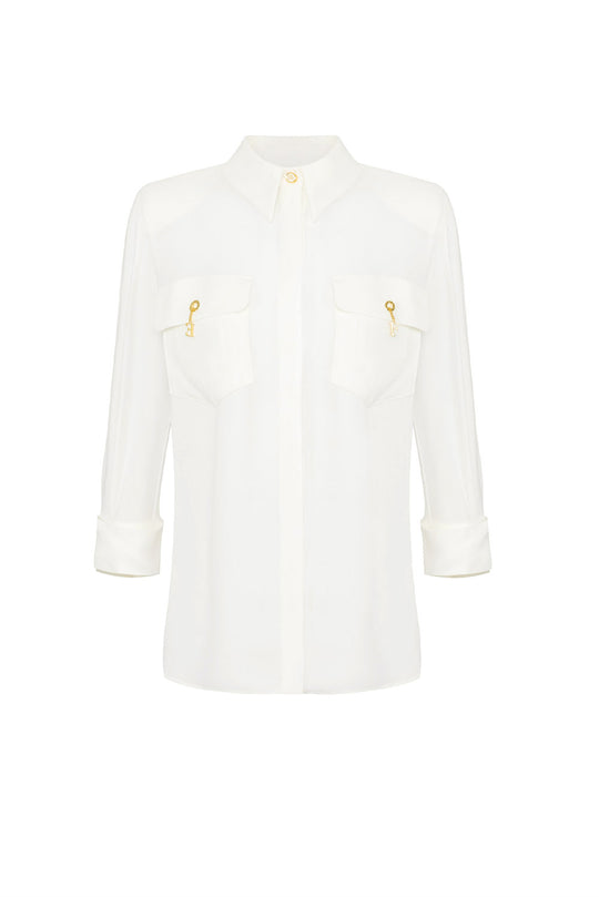Elisabetta Franchi Camicia in georgette