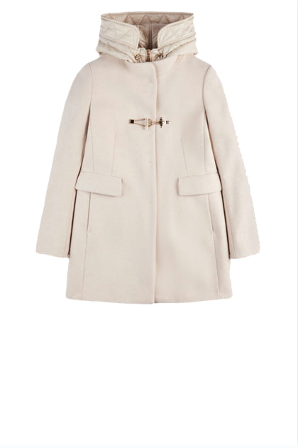 Toggle Coat in Panno di Lana Mélange