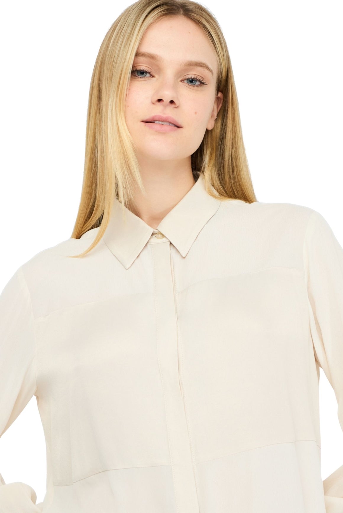  Liu Jo Camicia In Crêpe De Chine Natural Woman - 3