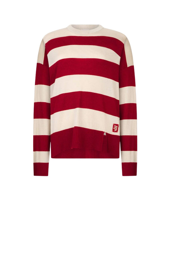 LIU JO Maglia a righe in misto lana