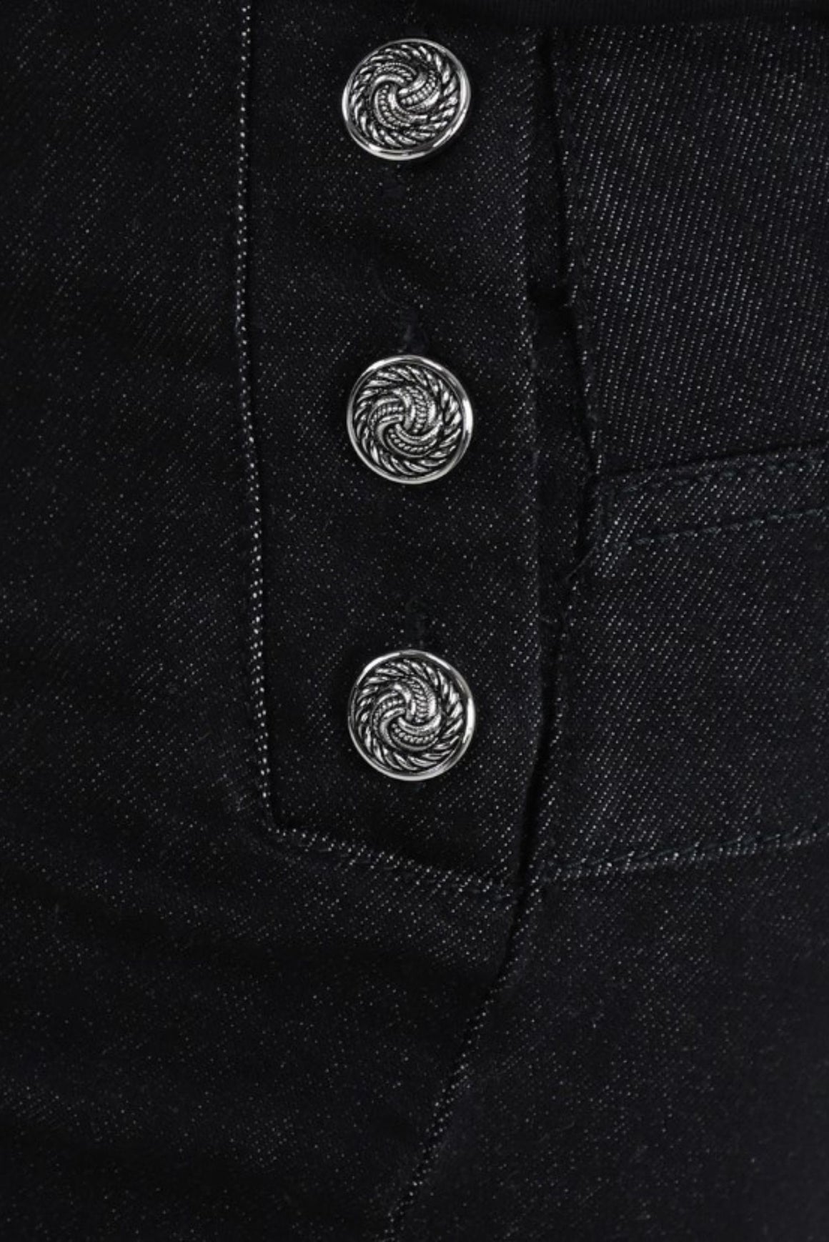 Liu Jo Jeans Modello Flare Denim Nero Black Woman - 3