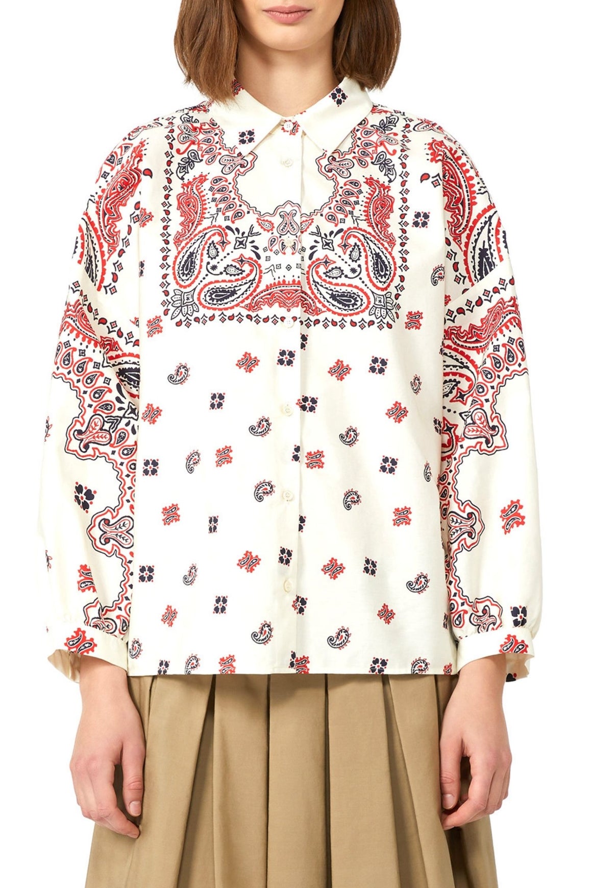  Max Mara Camicia In Popeline Woman - 1