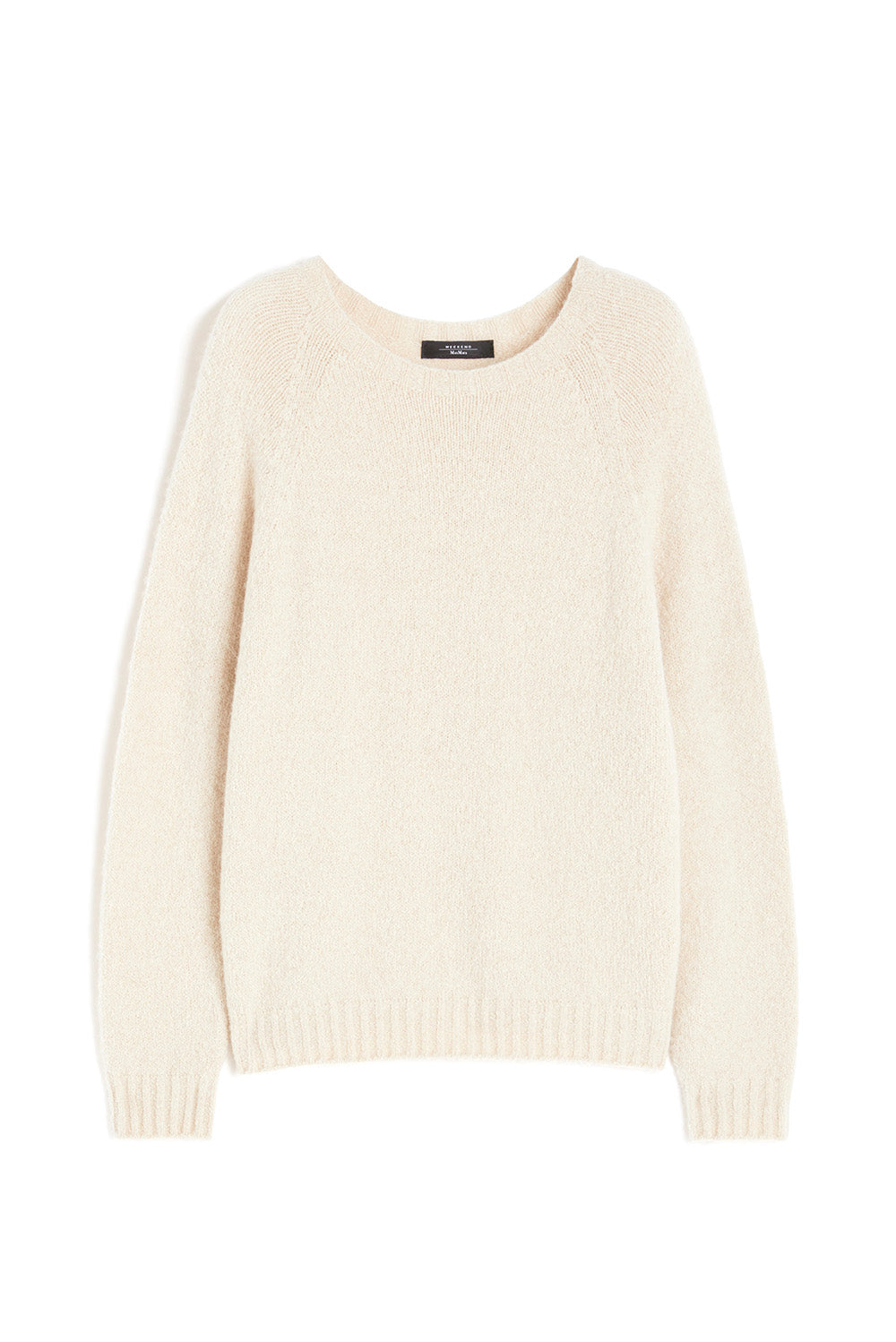  Max Mara Maglia In Alpaca Avorio Woman - 1