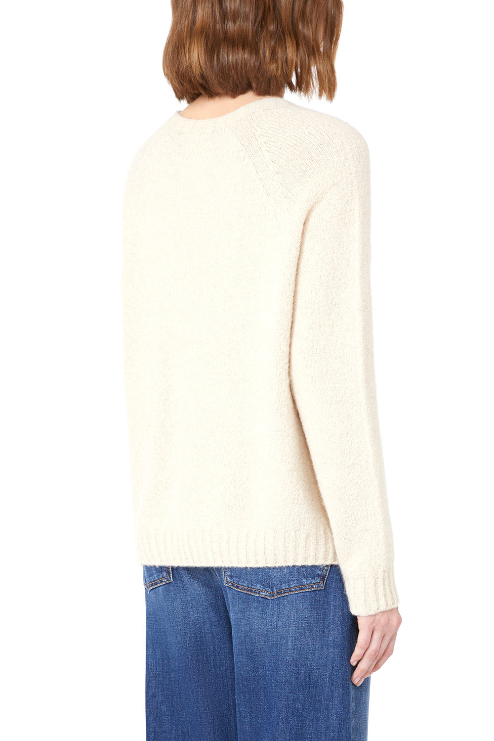  Max Mara Maglia In Alpaca Avorio Woman - 2