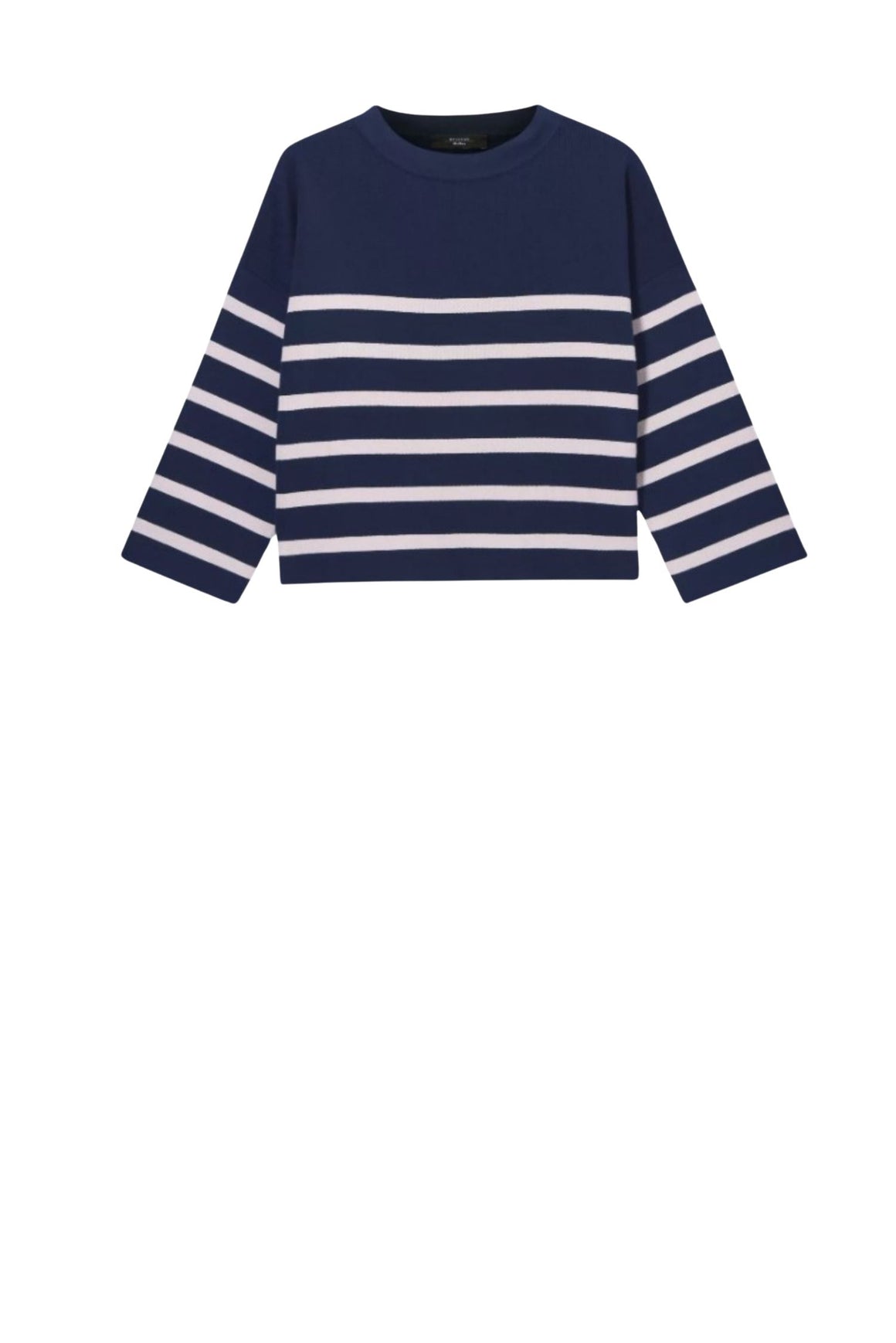  Max Mara Maglia In Cotone A Righe Pinide Woman - 1