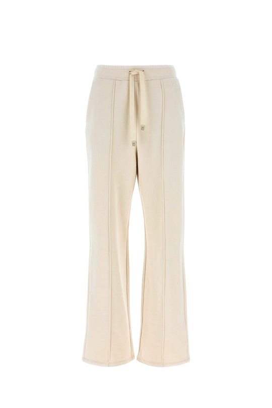 Pantalone in felpacolore ecru