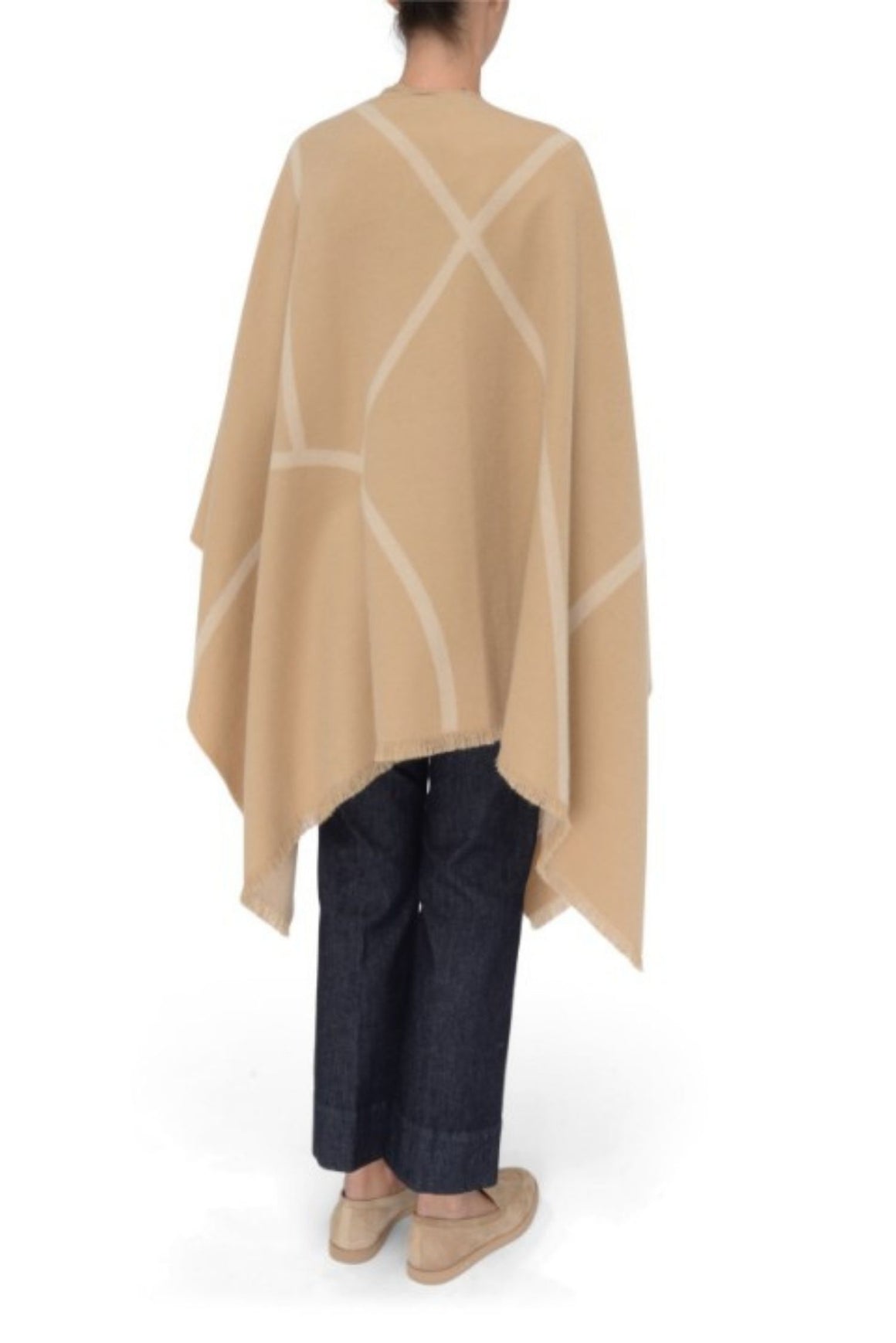  Max Mara Mantella Mm Giudea In Lana Beige Woman - 4