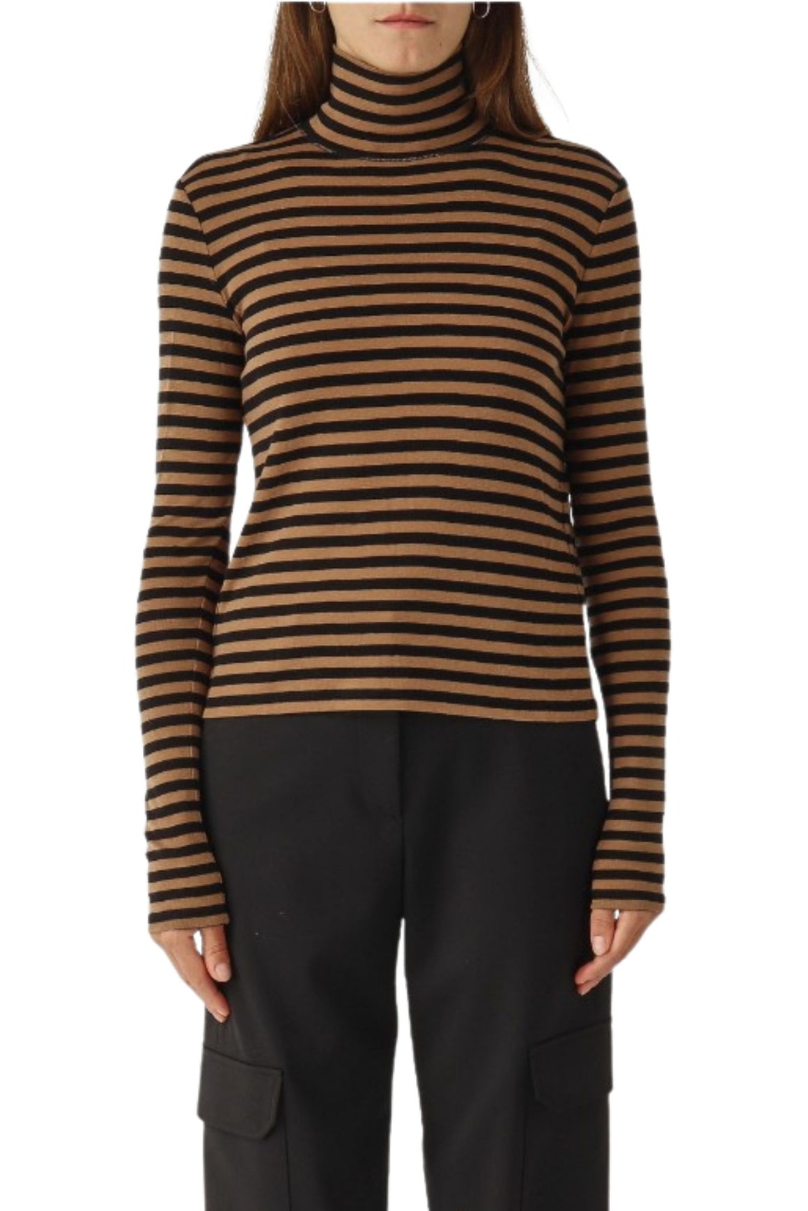  Max Mara Dolcevita Blasy Cammello Nero Woman - 1