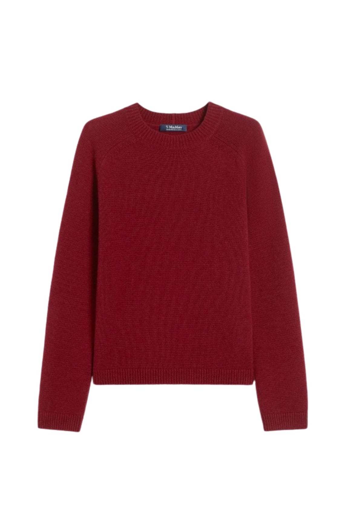  Max Mara Maglione Damasco Lana Cashmere Rosso Woman - 1