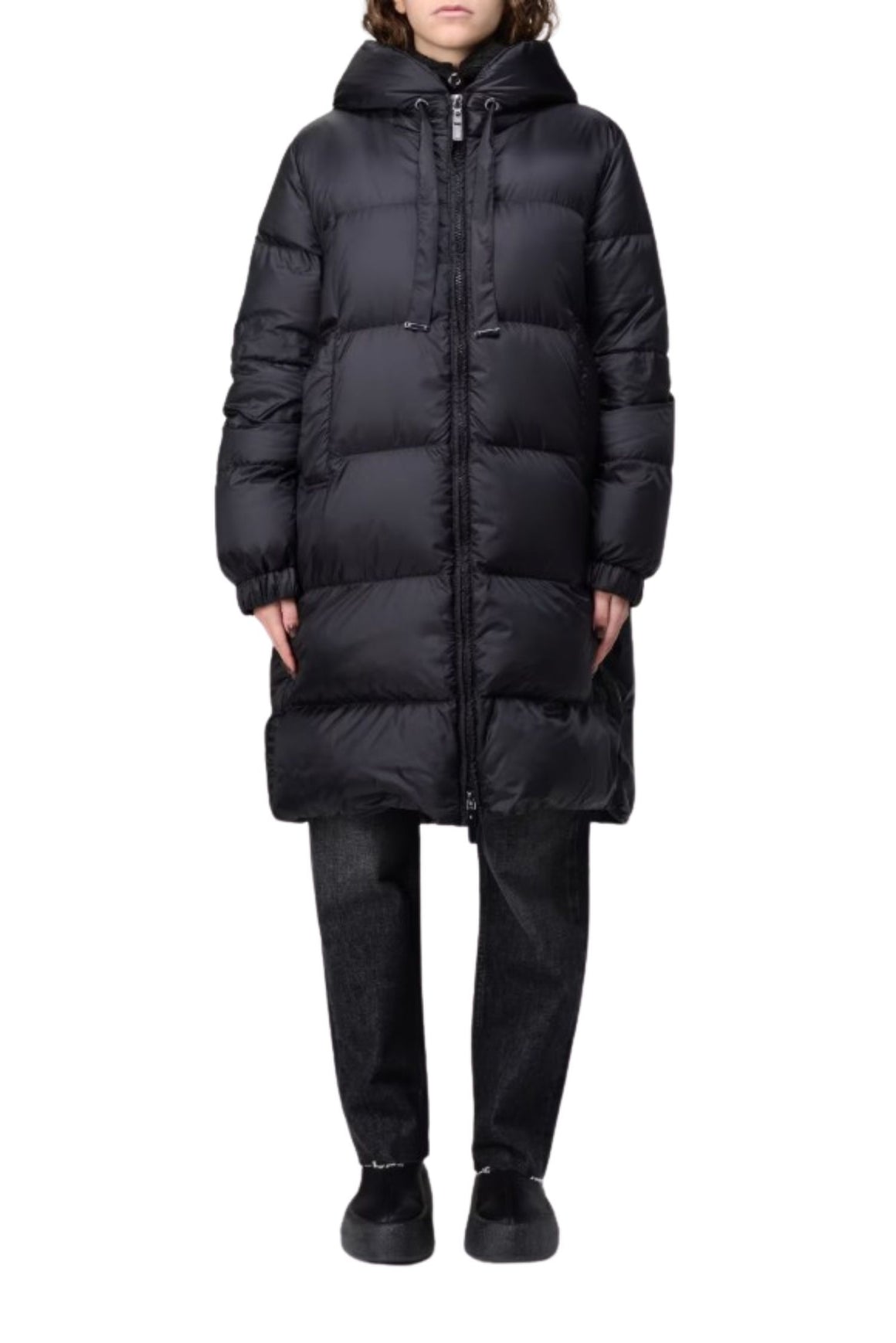  Max Mara Piumino Lungo Con Cappuccio Woman - 2