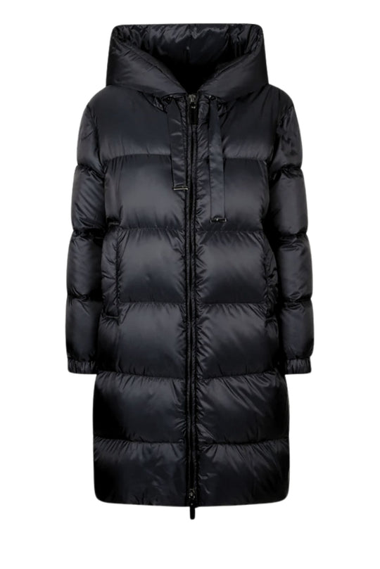 Max Mara Piumino lungo con cappuccio
